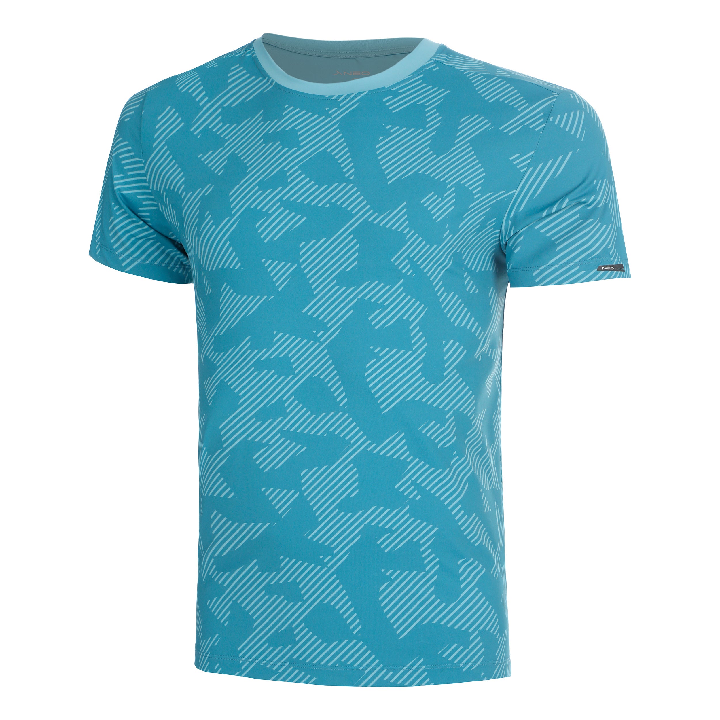 NEO Feel the Vybe AOP Camicia da corsa Uomini-turchese