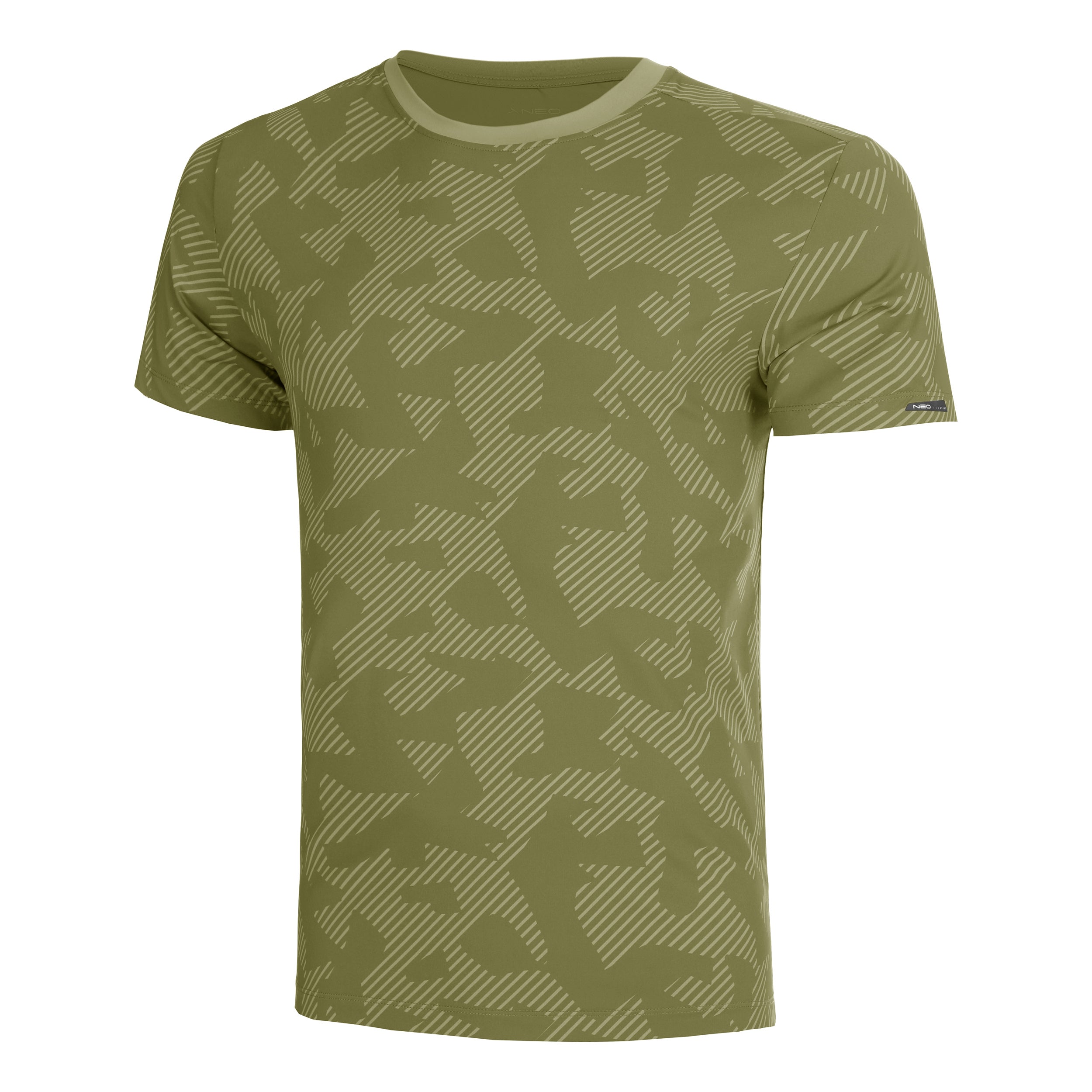 NEO Feel the Vybe AOP Camicia da corsa Uomini-oliva