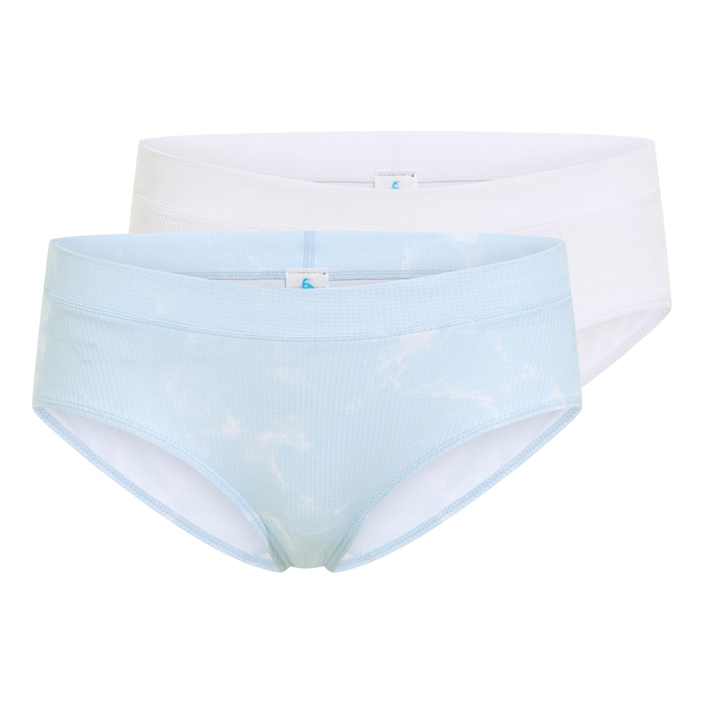 Odlo Active Light Graphic 2 pack Mutandina Donna-blu chiaro, bianco