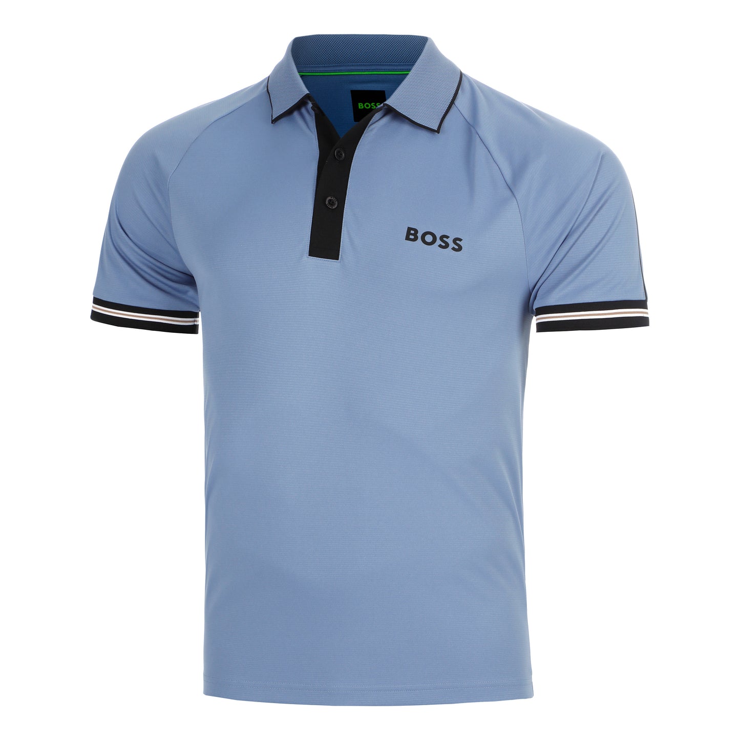BOSS Serve Polo Uomini-grigio-blu