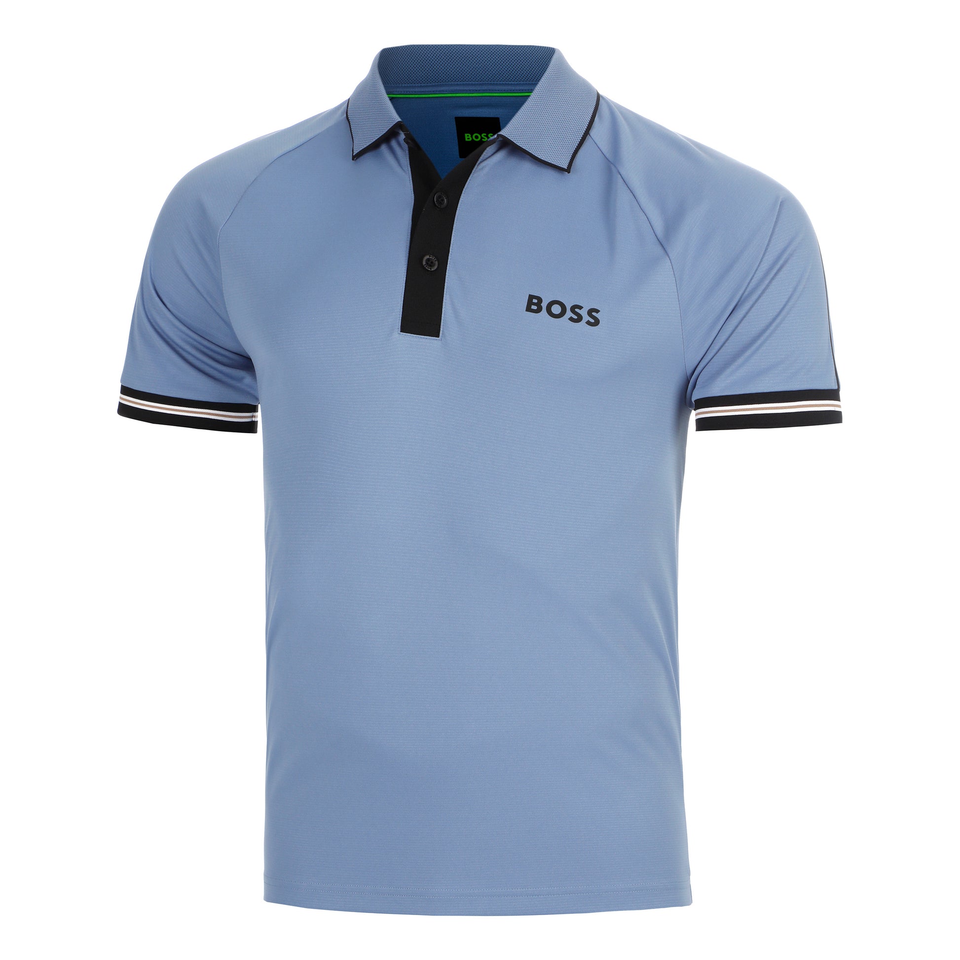 BOSS Serve Polo Uomini-grigio-blu