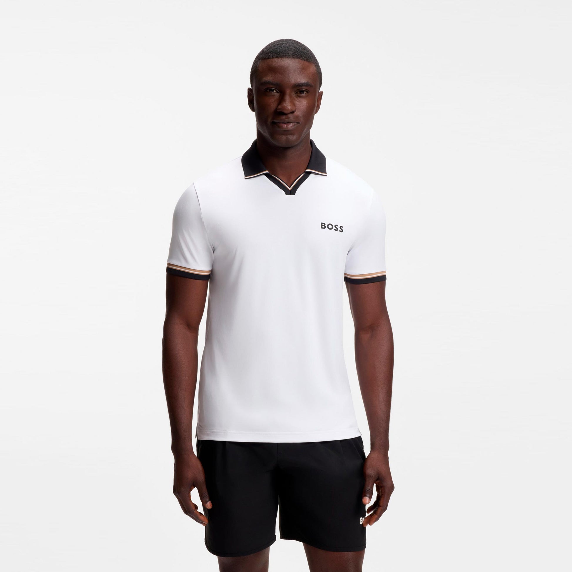 BOSS Serve 2 Polo Uomini-bianco