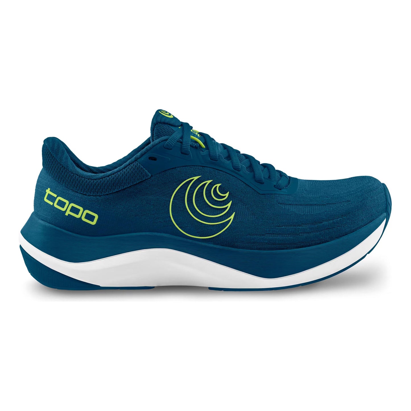 TOPO ATHLETIC Ultrafly 6 Scarpa stabile Uomini - blu scuro, lime