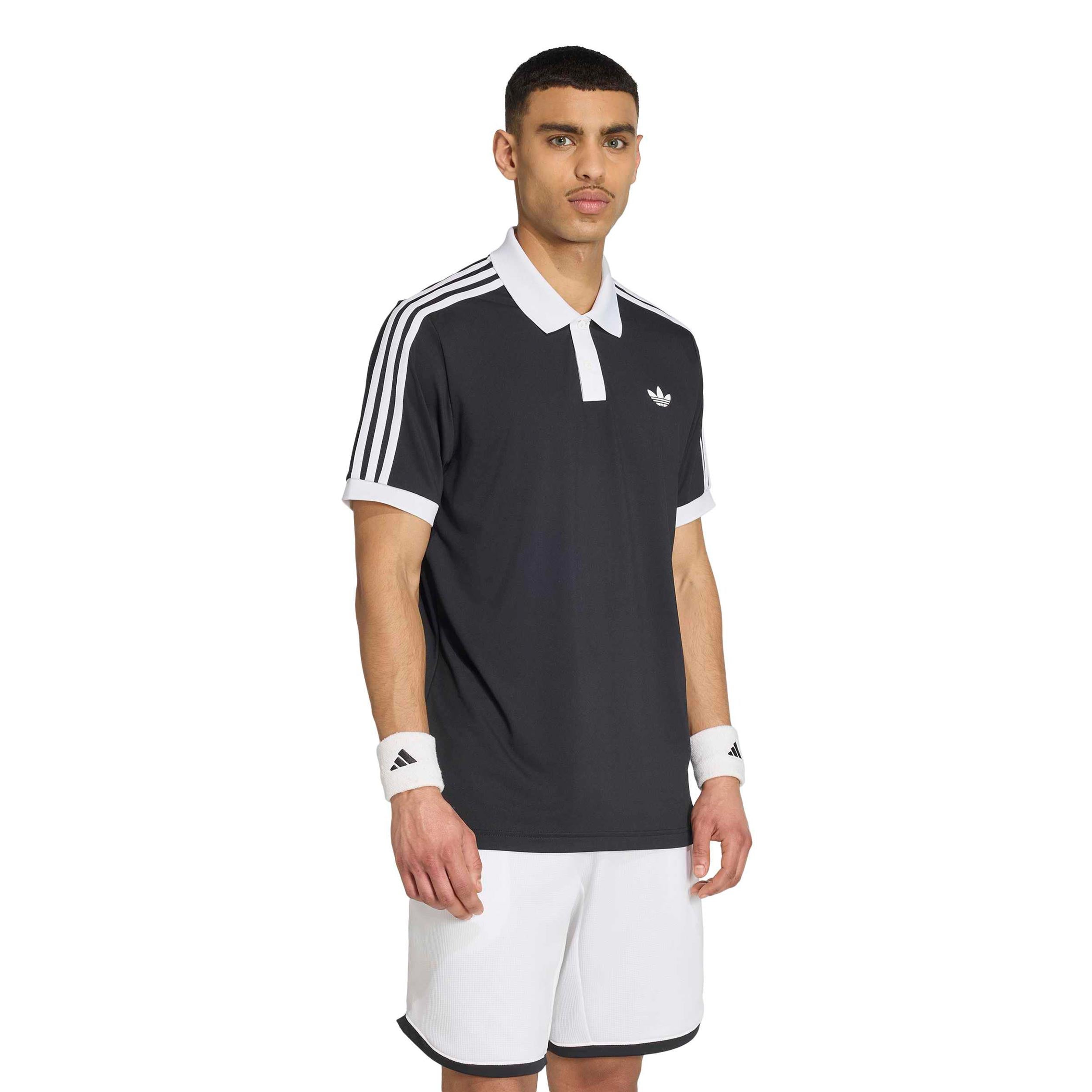 adidas Classics Polo Uomini - nero, bianco