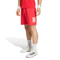 Club 3Stripes 7Inch Pantaloncini Uomini - rosso, bianco