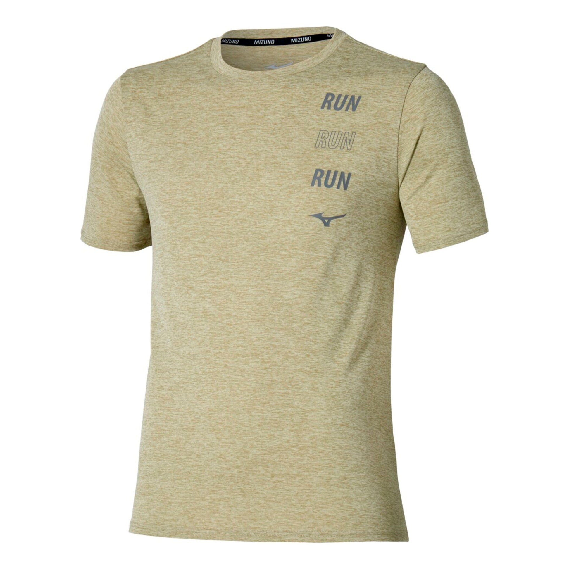 Mizuno Core Run Camicia da corsa Uomini - beige