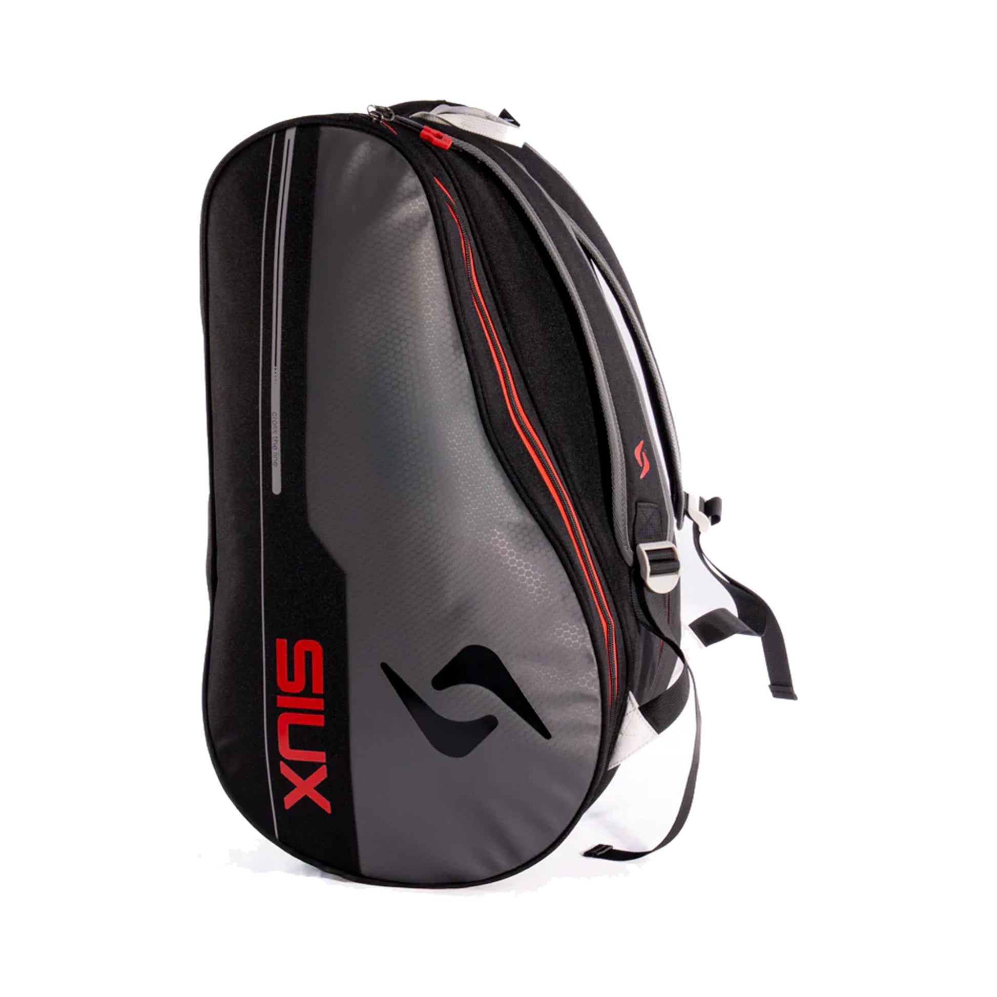 Siux PULSE Borsa per racchetta da padel - nero, rosso