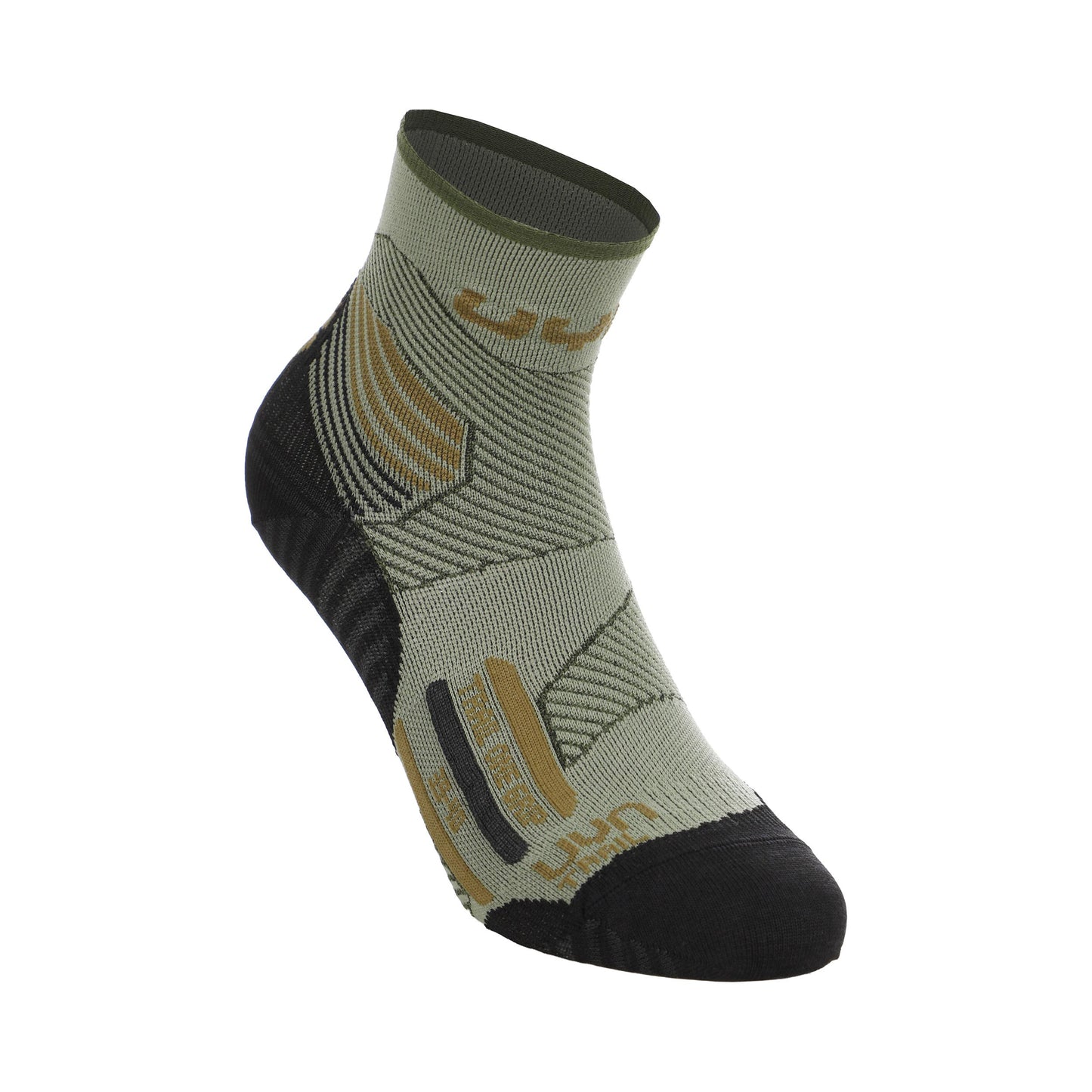 UYN Trail One Grip Calze da corsa Donna - verde, nero