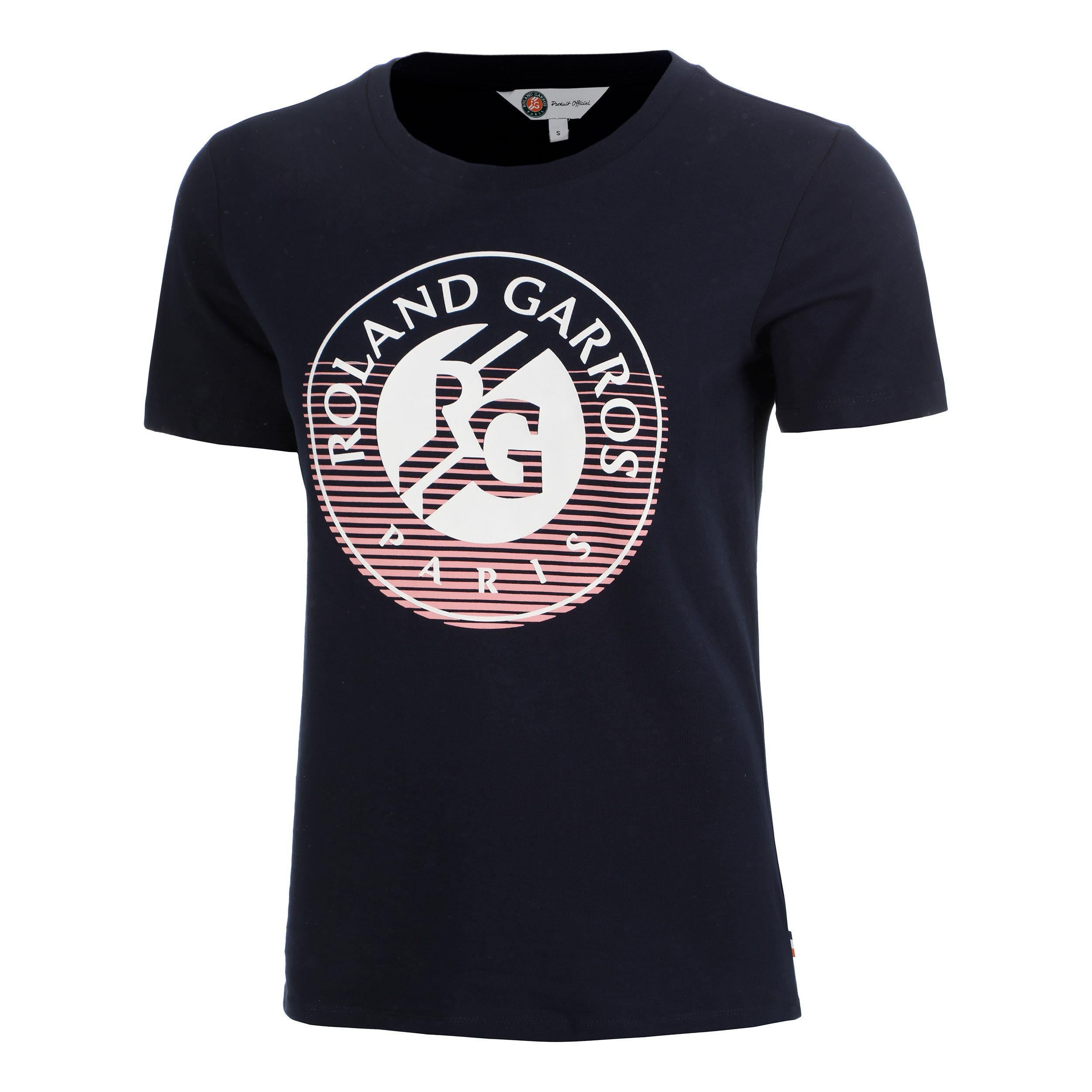 Roland Garros Big Logo Maglietta Donna - blu scuro
