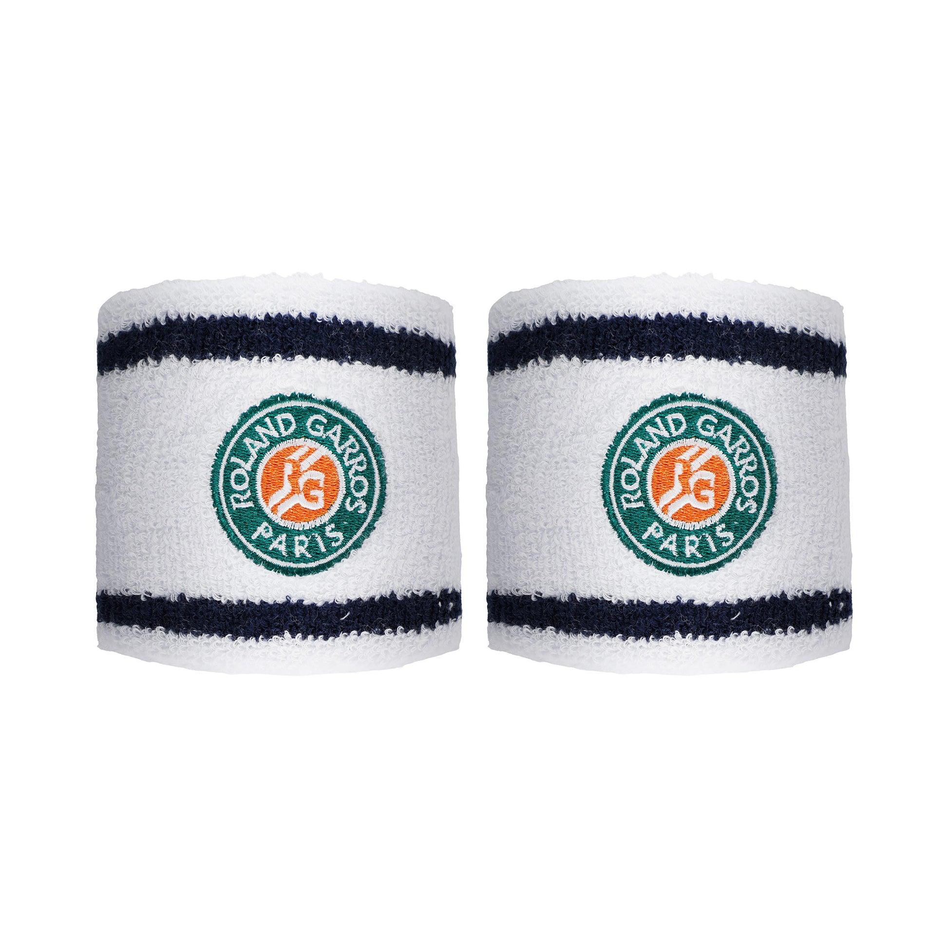 Roland Garros Polsino anti sudore Confezione da 2 Uomini - bianco