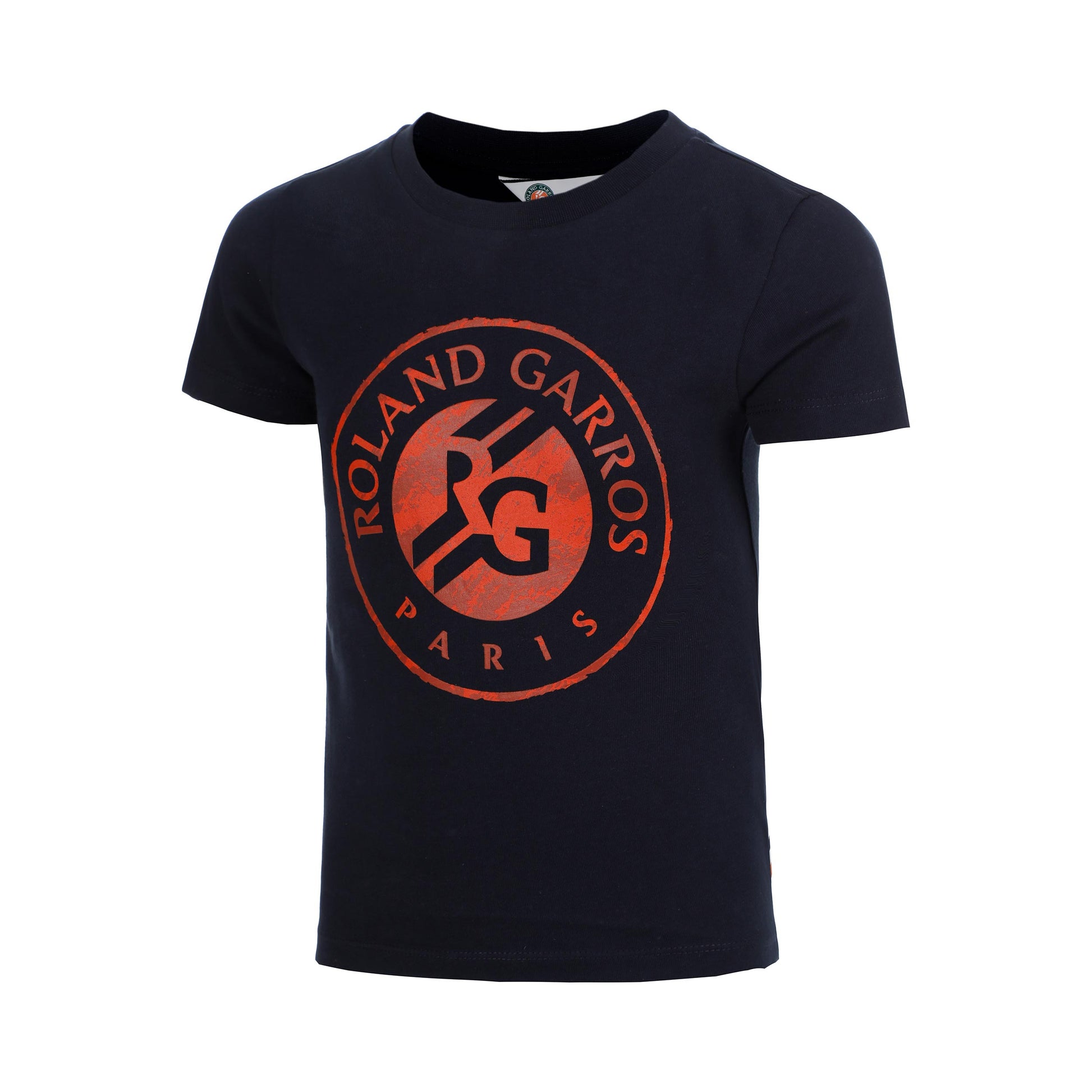 Roland Garros Big Logo Maglietta Bambini - blu scuro