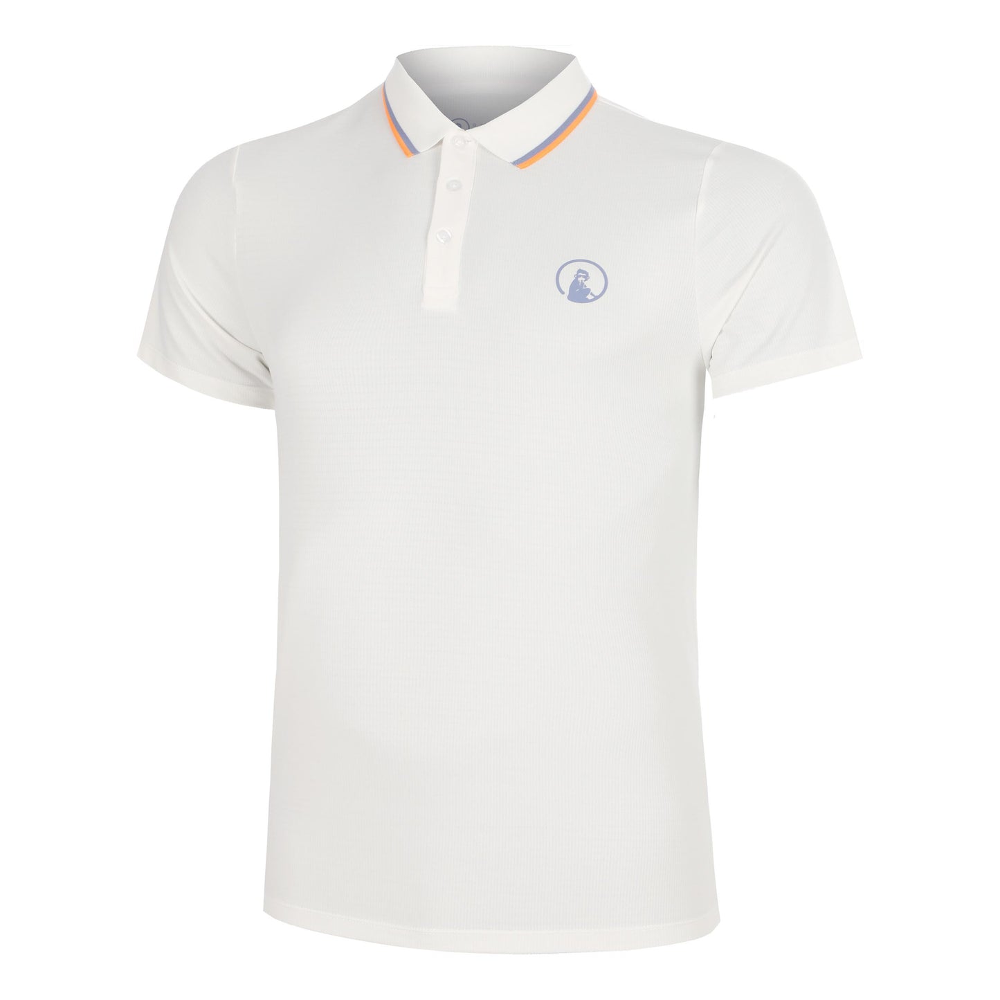 Quiet Please Glow Tournament Tipping Polo Polo Uomini - crema