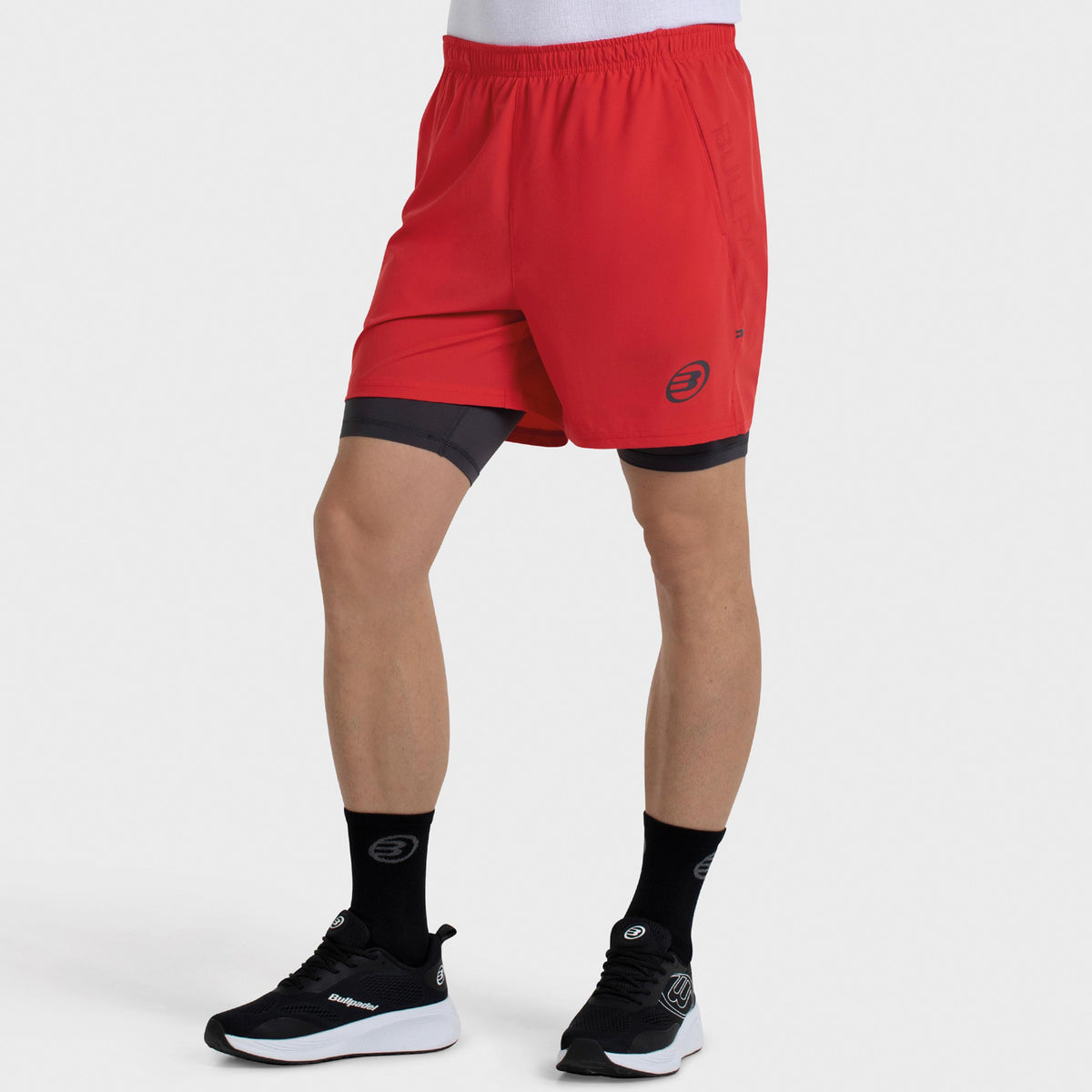 Bullpadel Montis Pantaloncini Uomini - rosso
