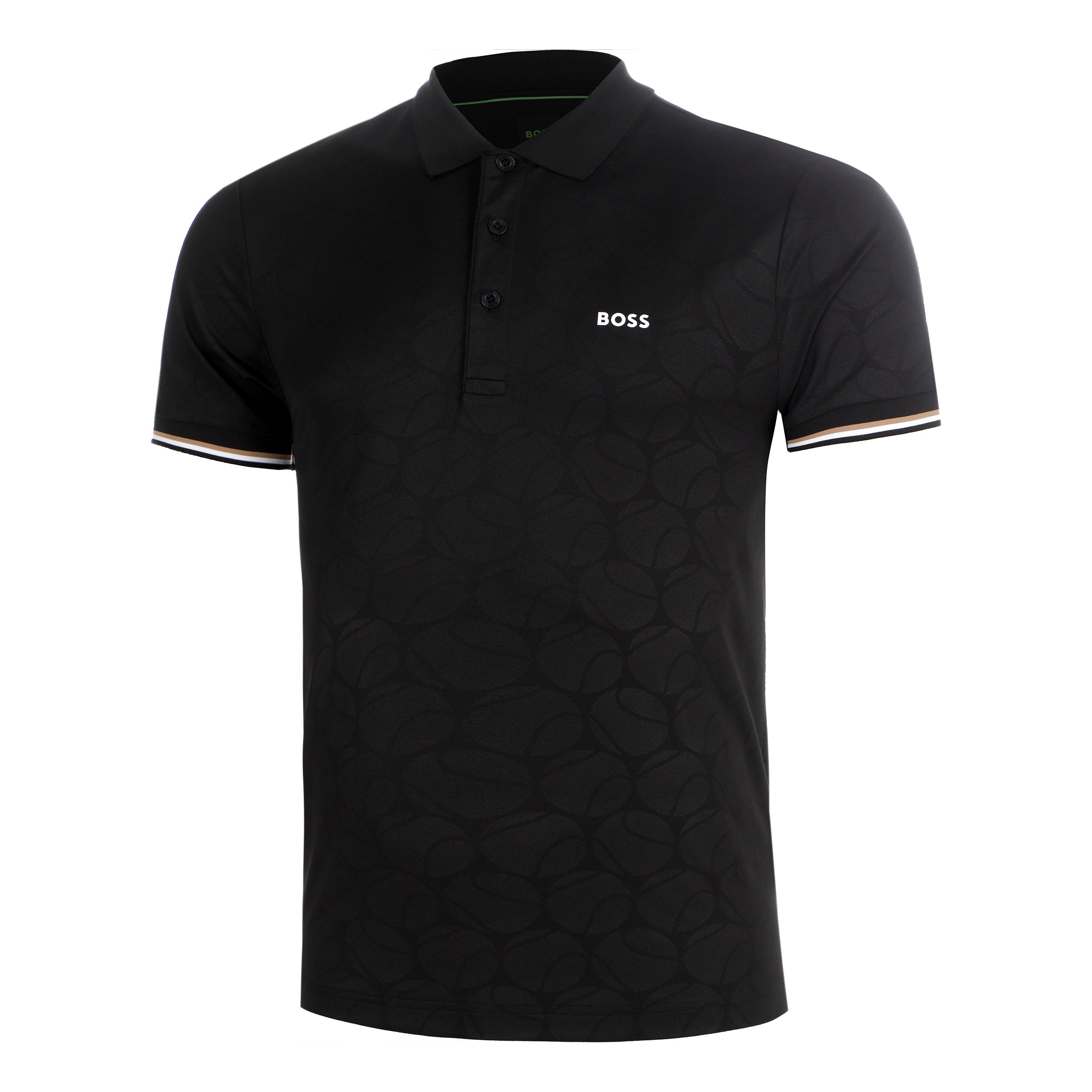 BOSS Game 1 Polo Uomini - nero
