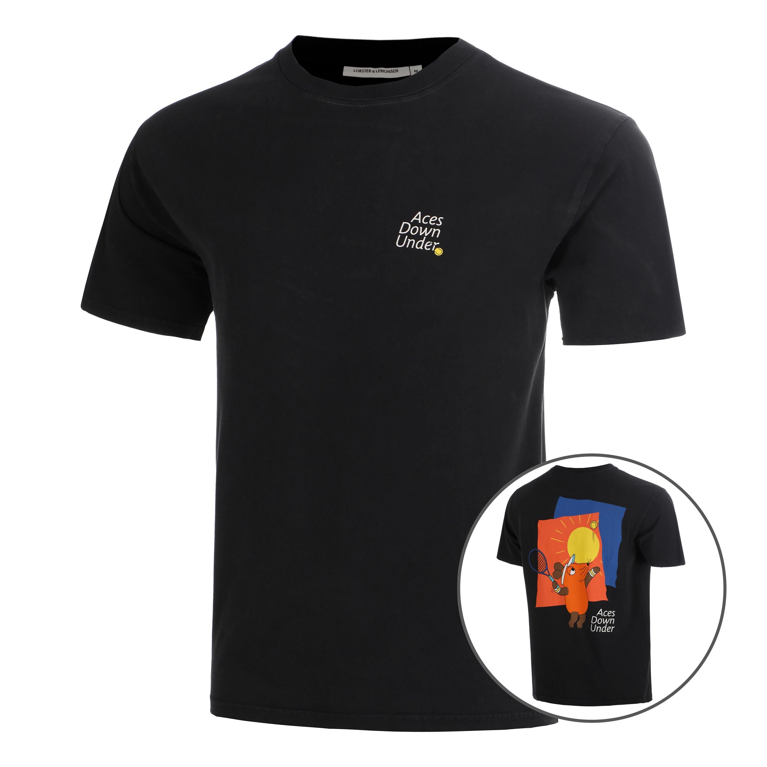 Lobster & Lemonade Maus Aces Down Under – '89 Band Maglietta Unisex - nero