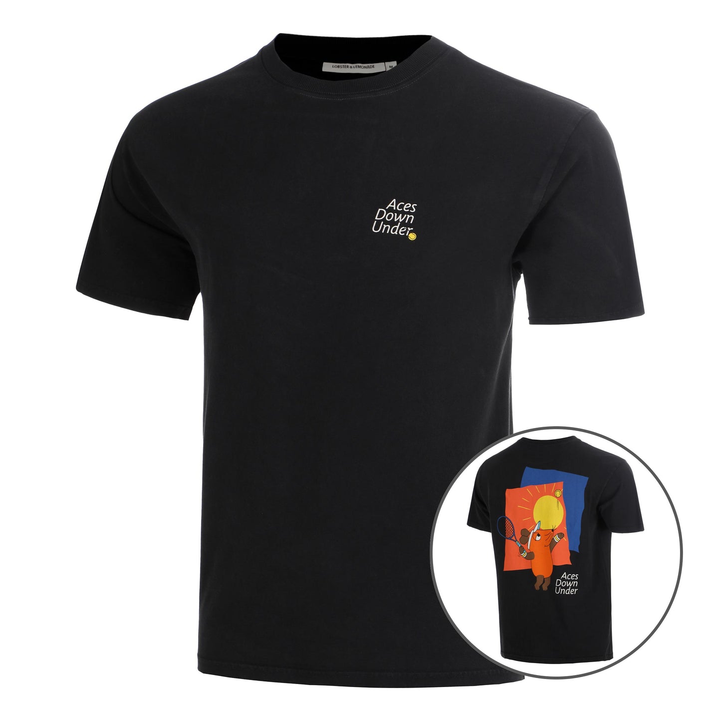 Lobster & Lemonade Maus Aces Down Under – '89 Band Maglietta Unisex - nero