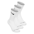 Crew Calzini da tennis Confezione da 3 Unisex - bianco