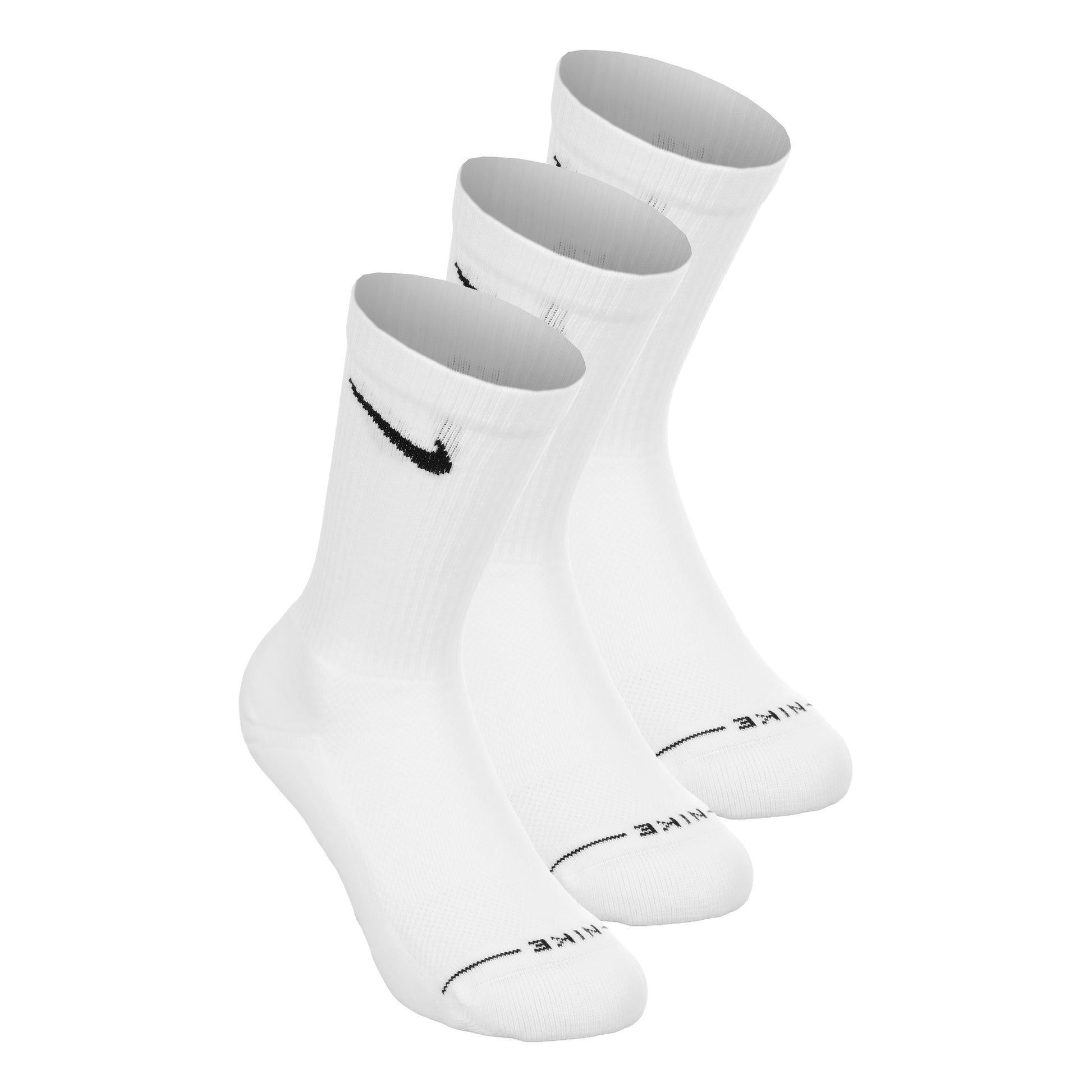 Nike Crew Calzini da tennis Confezione da 3 Unisex - bianco