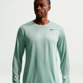 Dri-Fit Manica lunga Uomini - grigio-verde, nero