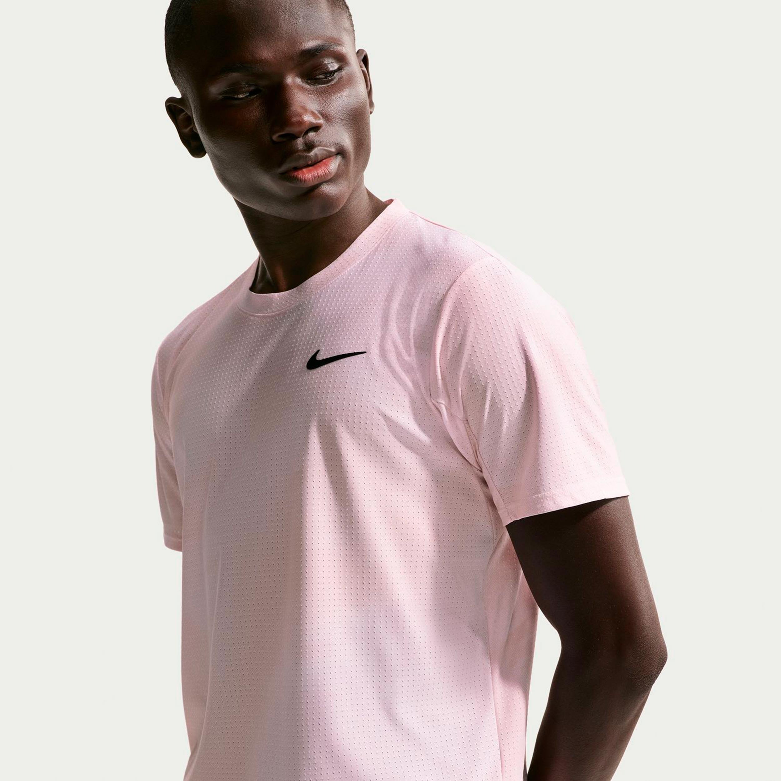 Nike Court Dri-Fit Advantage Slam Maglietta Uomini - rosa, rosa antico