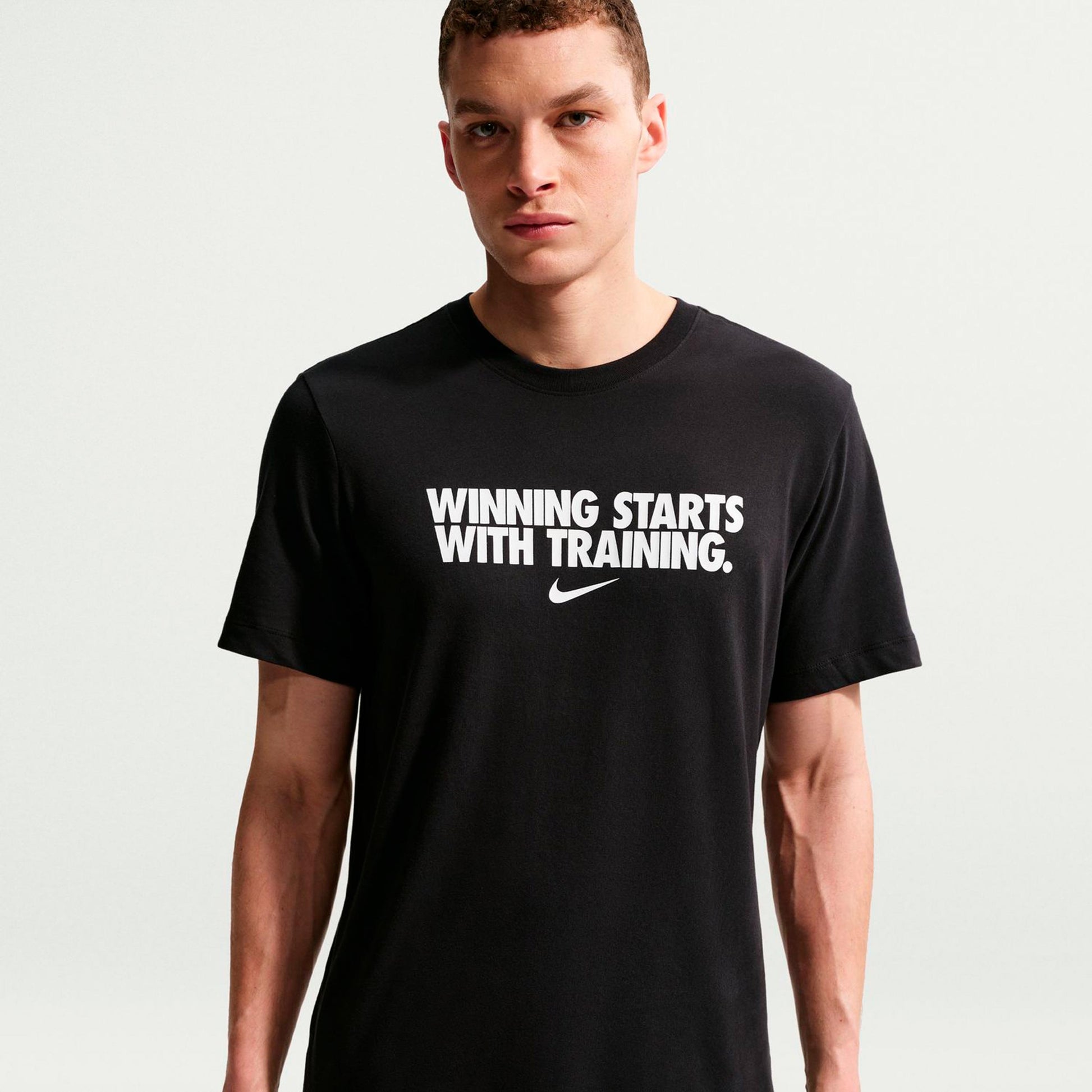 Nike Dri-Fit Winning Maglietta Uomini - nero