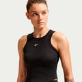 One Fitted Dri-Fit Crop Canottiera Donna - nero