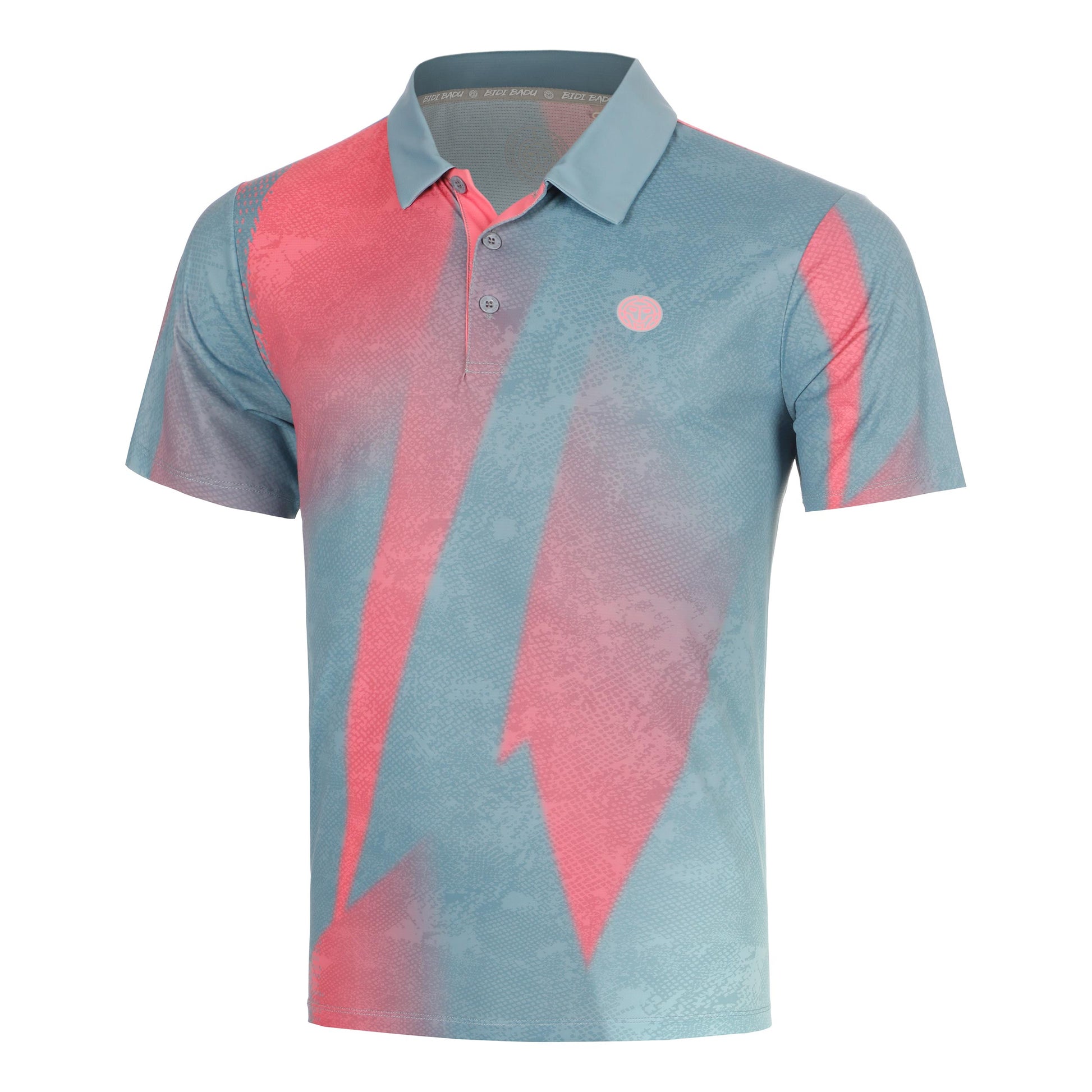 BIDI BADU Freeze Out  Polo Uomini - grigio, rosa