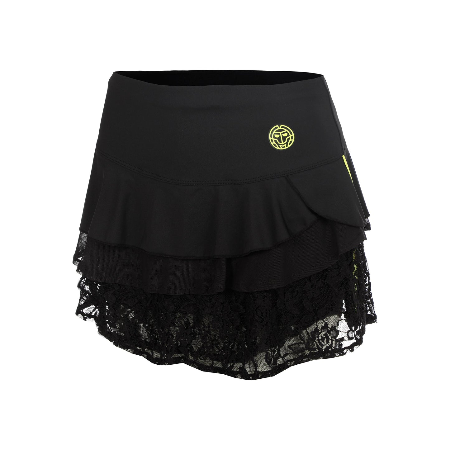 BIDI BADU Night Flash Layering Lace Gonna Ragazze - nero