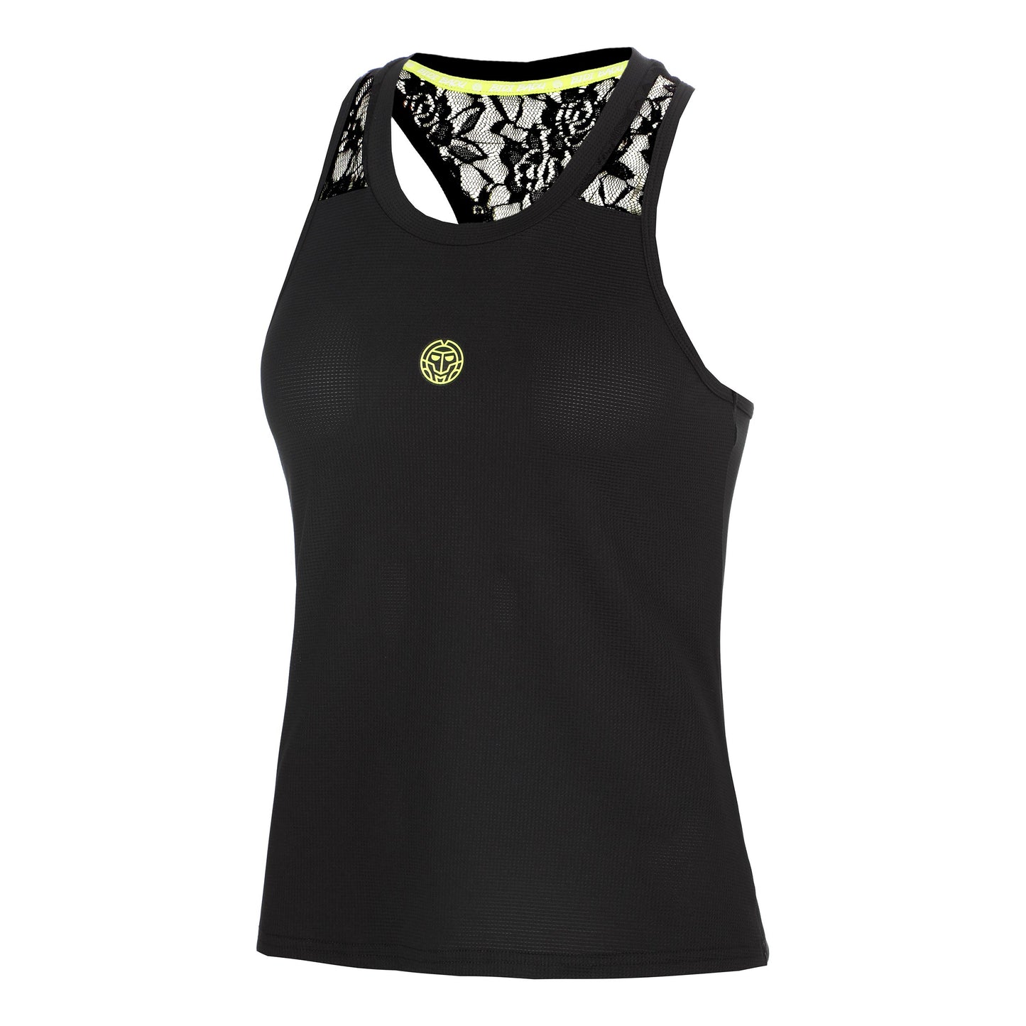 BIDI BADU Night Flash Racerback Lace Canottiera Donna - nero