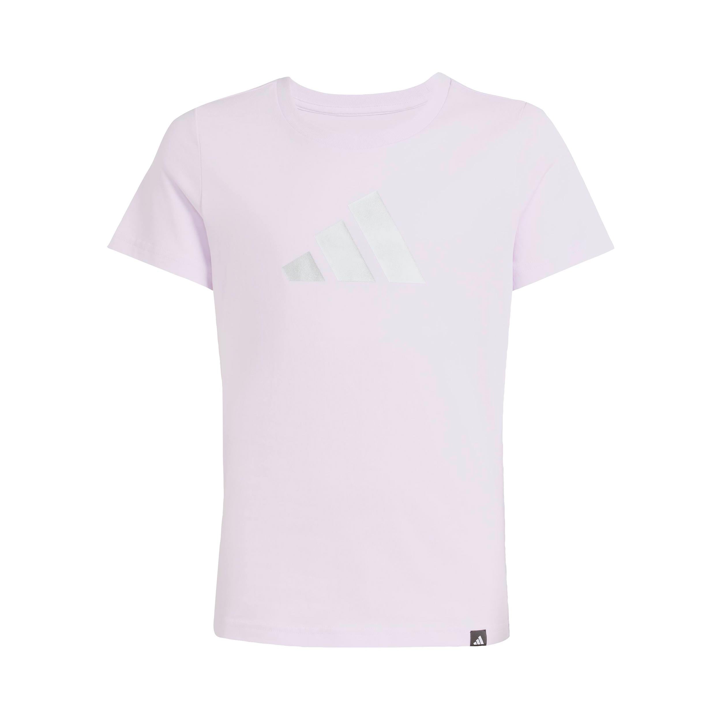 adidas Everyday Glam Graphic Maglietta Ragazze - lilla, bianco