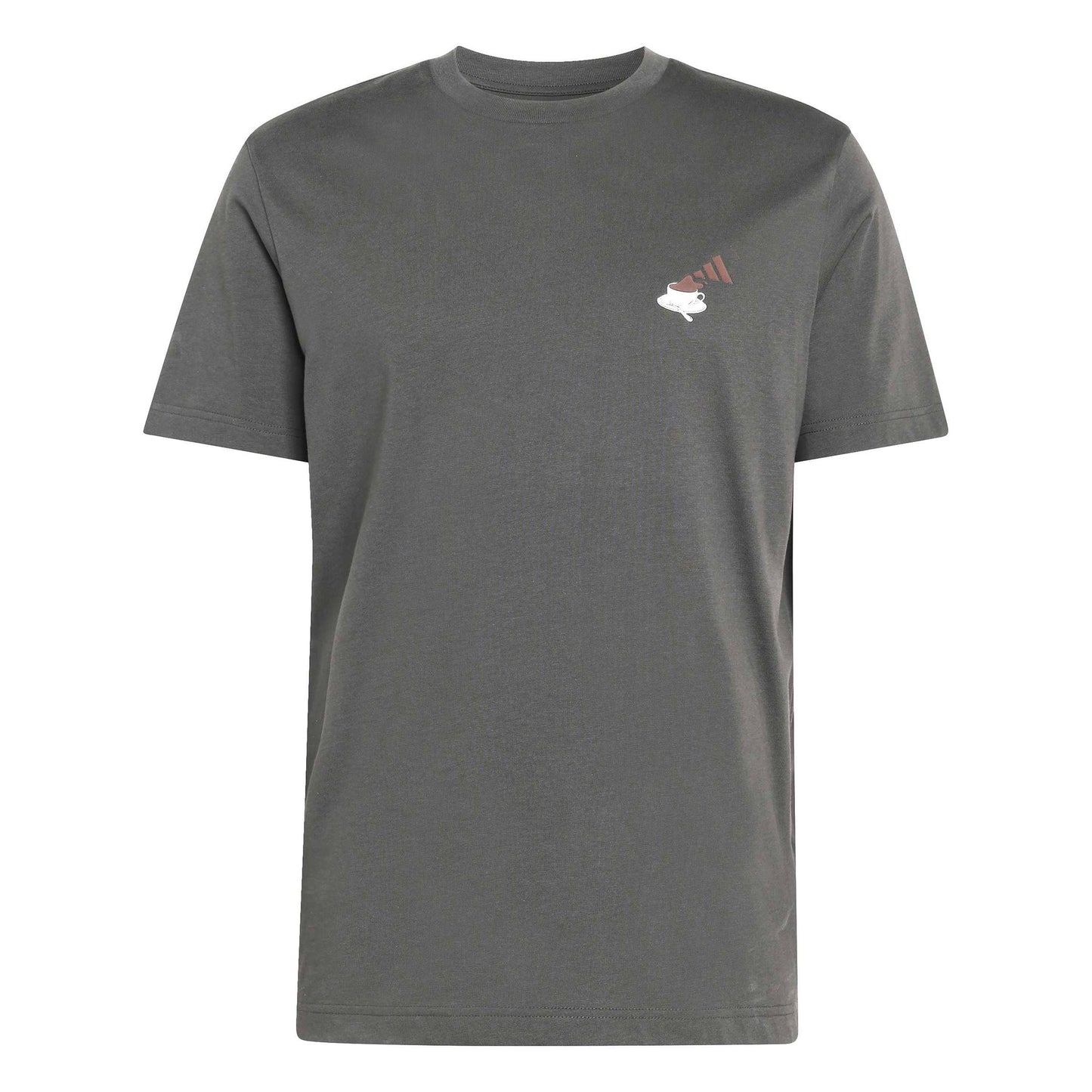 adidas Cheesecake Graphic Maglietta Uomini - grigio scuro, bianco