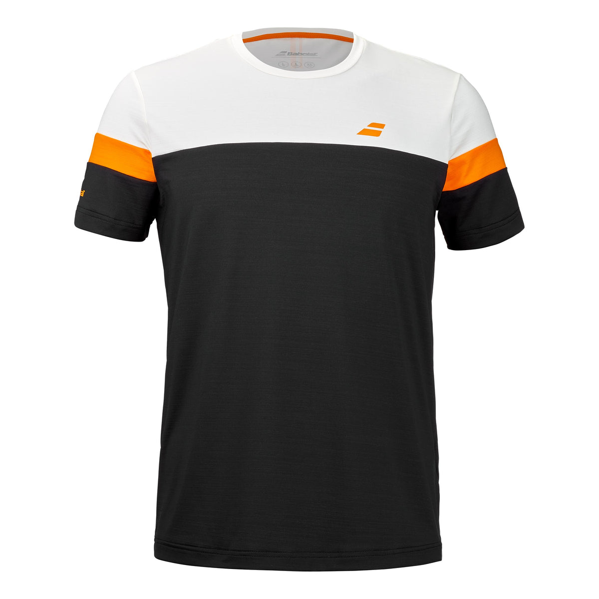 Babolat Performance Crew Neck Maglietta Uomini - nero, bianco