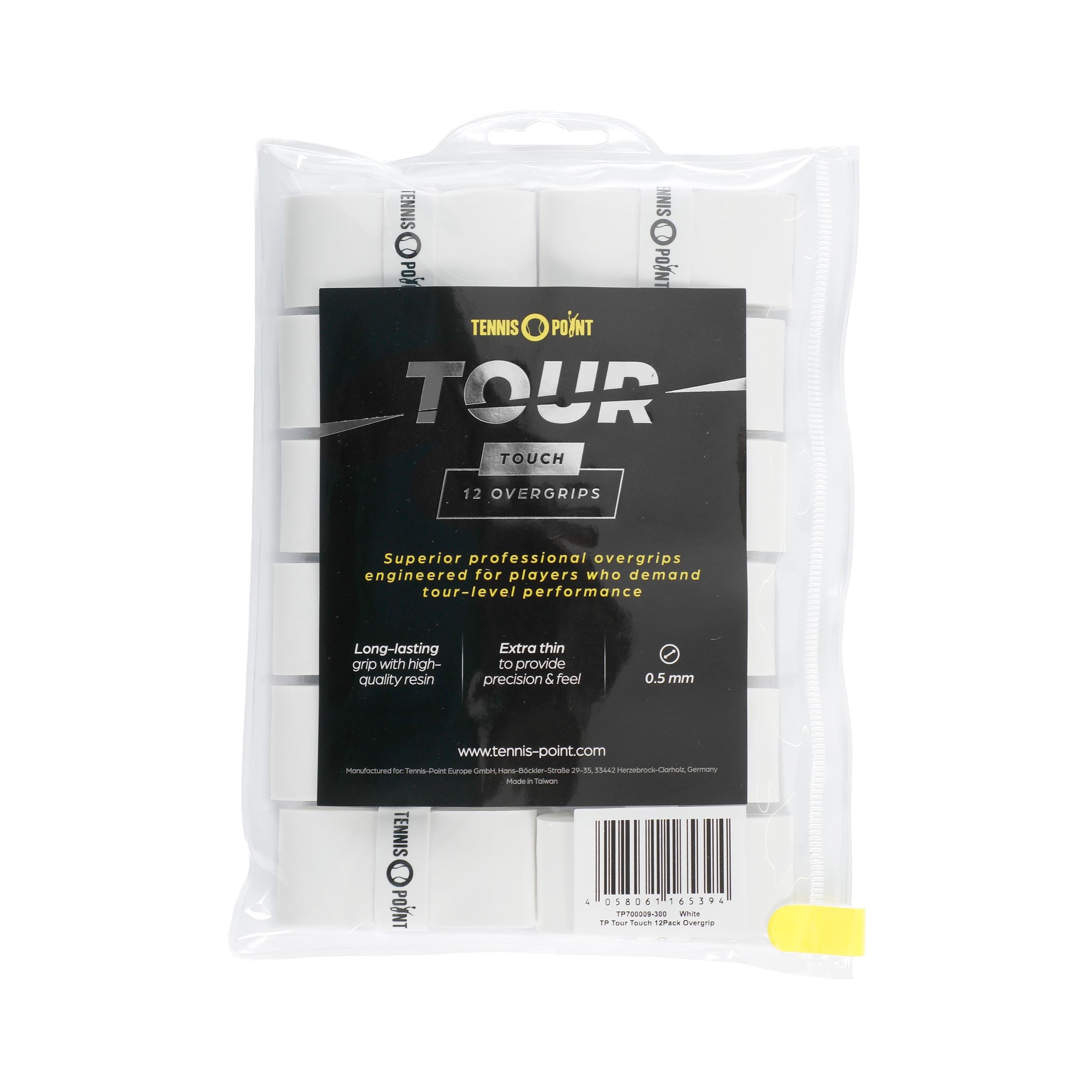Tennis-Point Tour Touch  Confezione da 12 - bianco