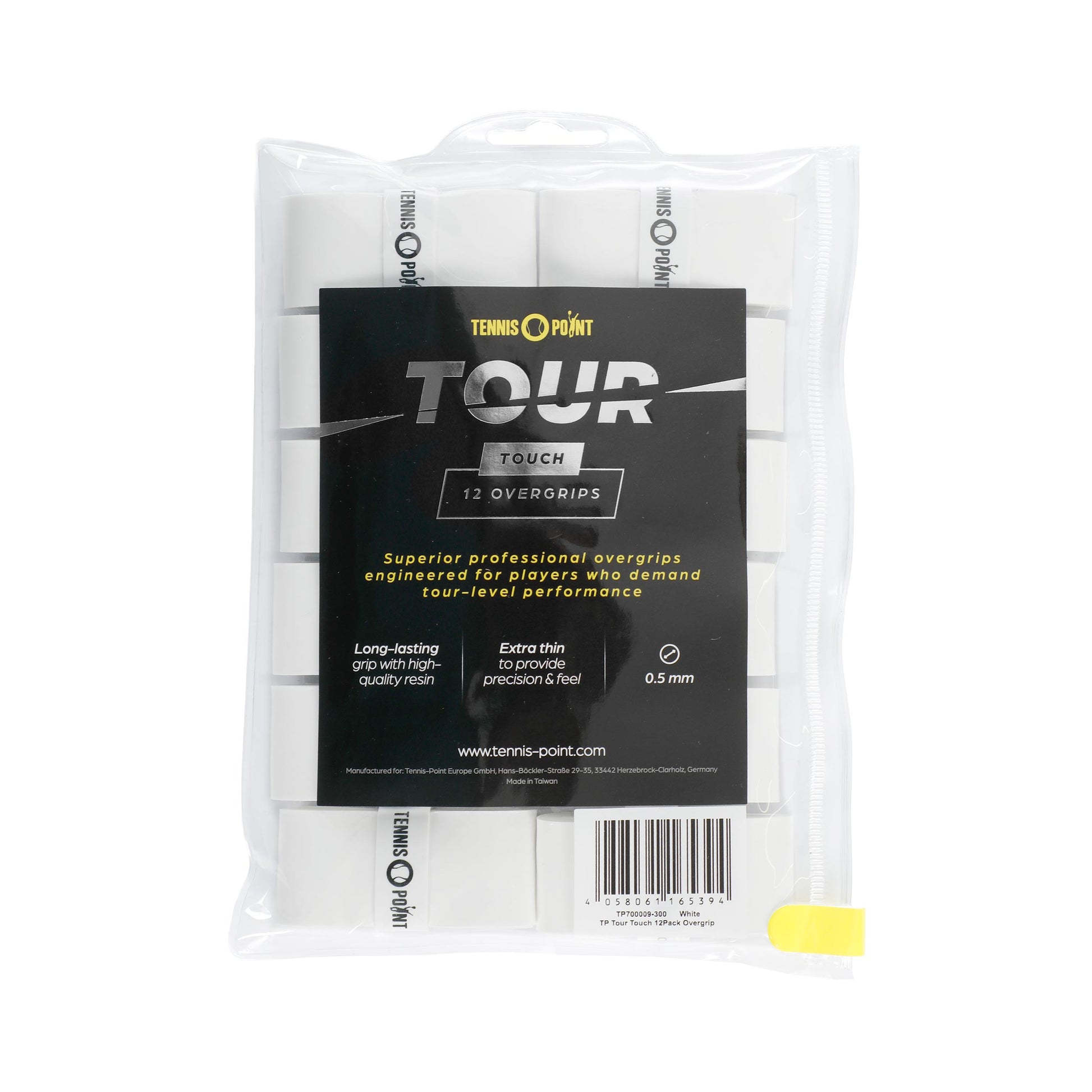 Tennis-Point Tour Touch  Confezione da 12 - bianco