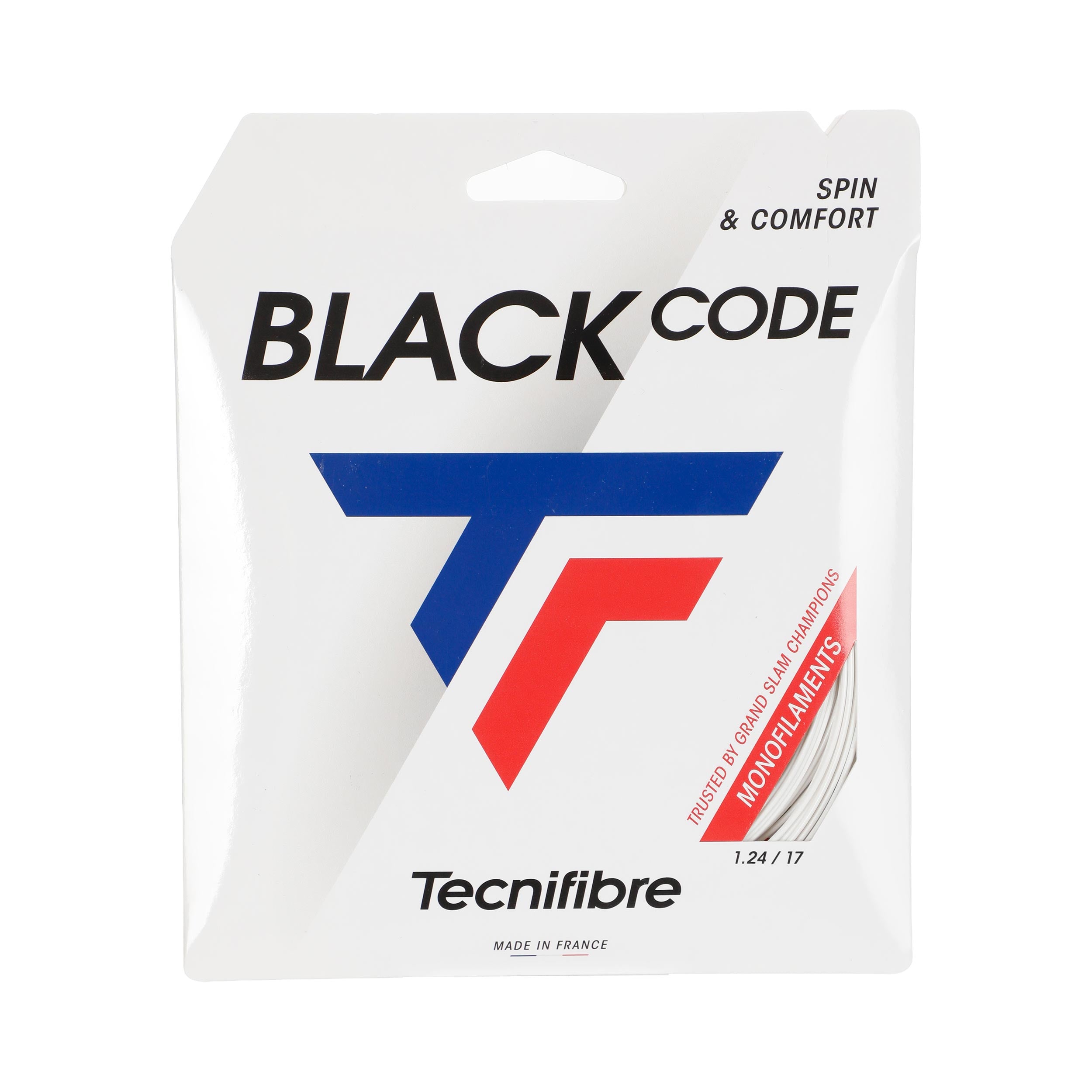 Tecnifibre Black Code Spezial Set di corde 12,2m - bianco