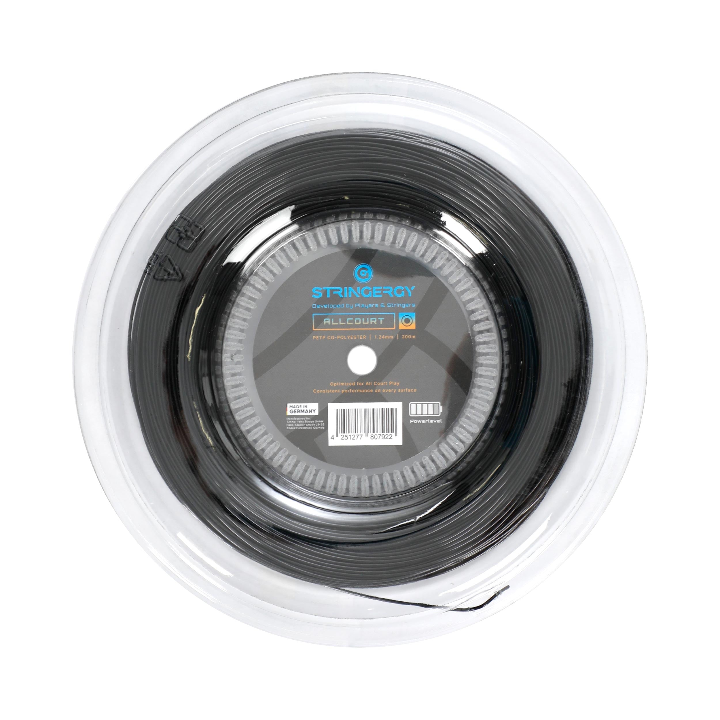 Stringergy Allcourt  Rotolo di corde 220m - nero