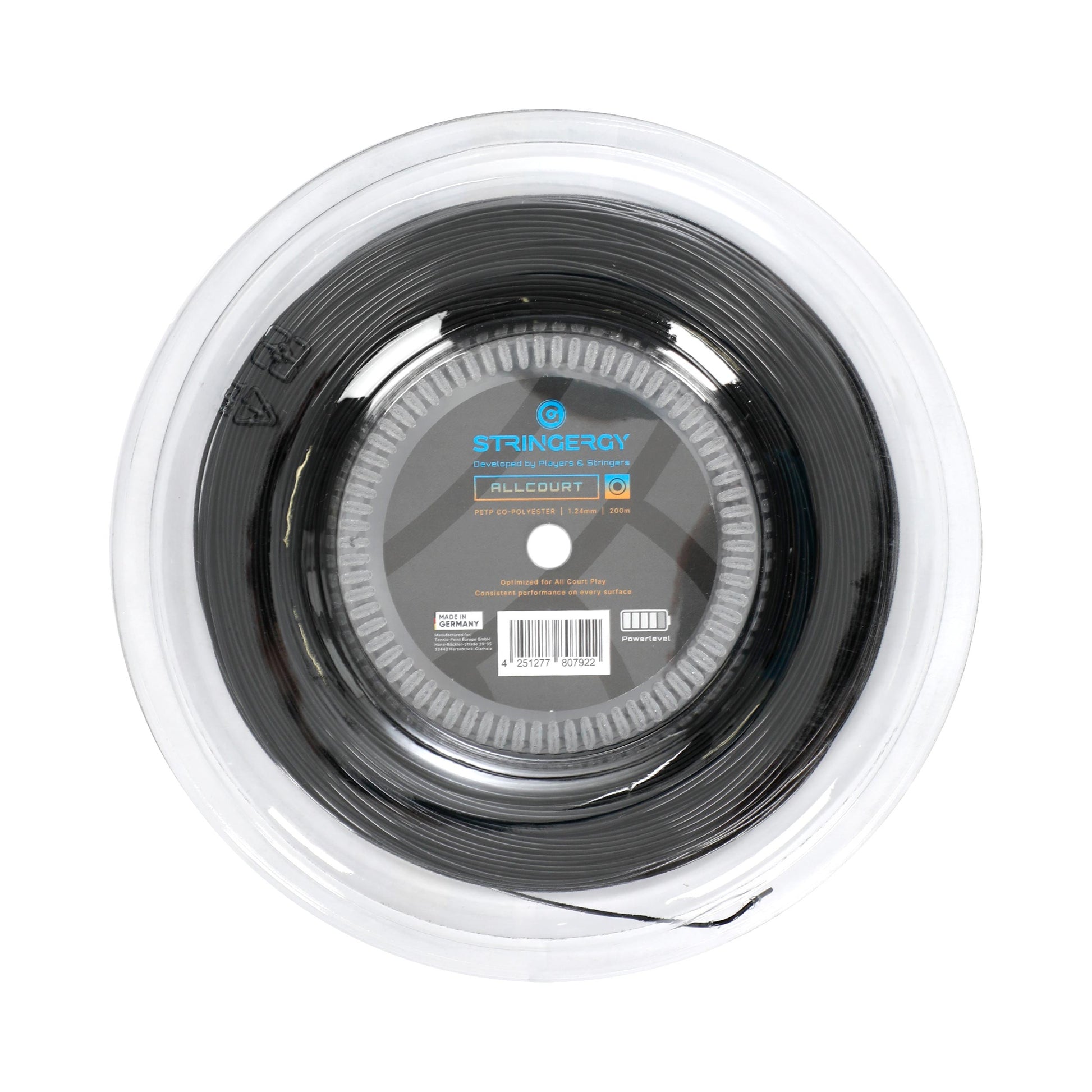 Stringergy Allcourt  Rotolo di corde 220m - nero