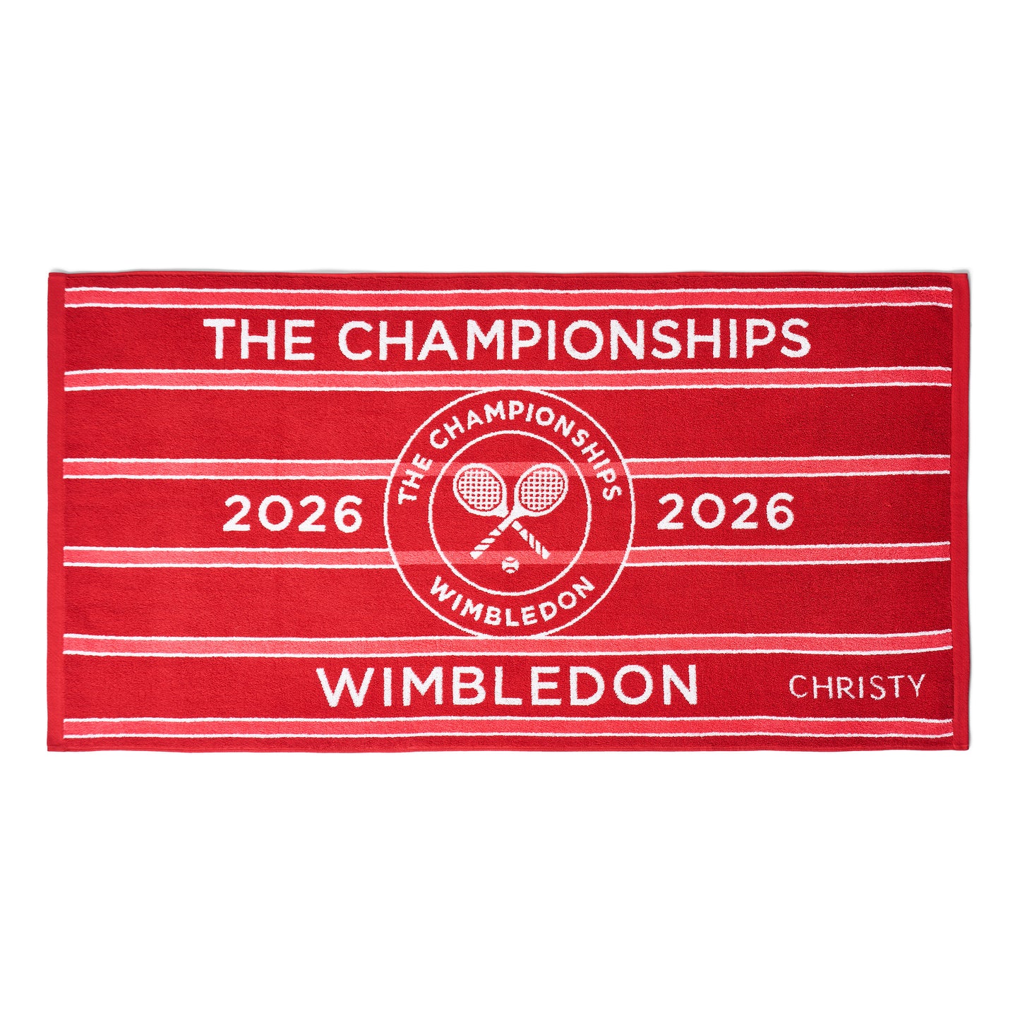 Christy Wimbledon Champ Asciugamano - rosso