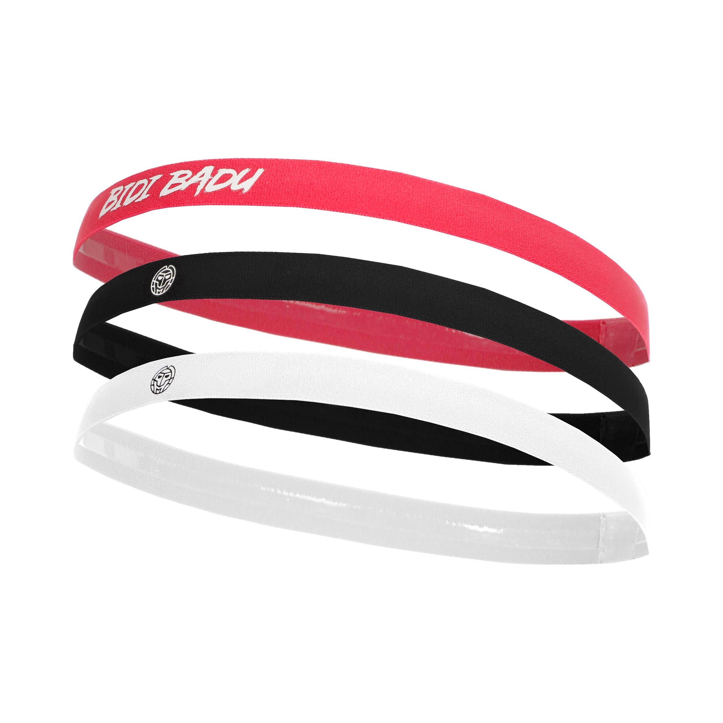 BIDI BADU Player Fascia per capelli Confezione da 3 Unisex - nero, bianco