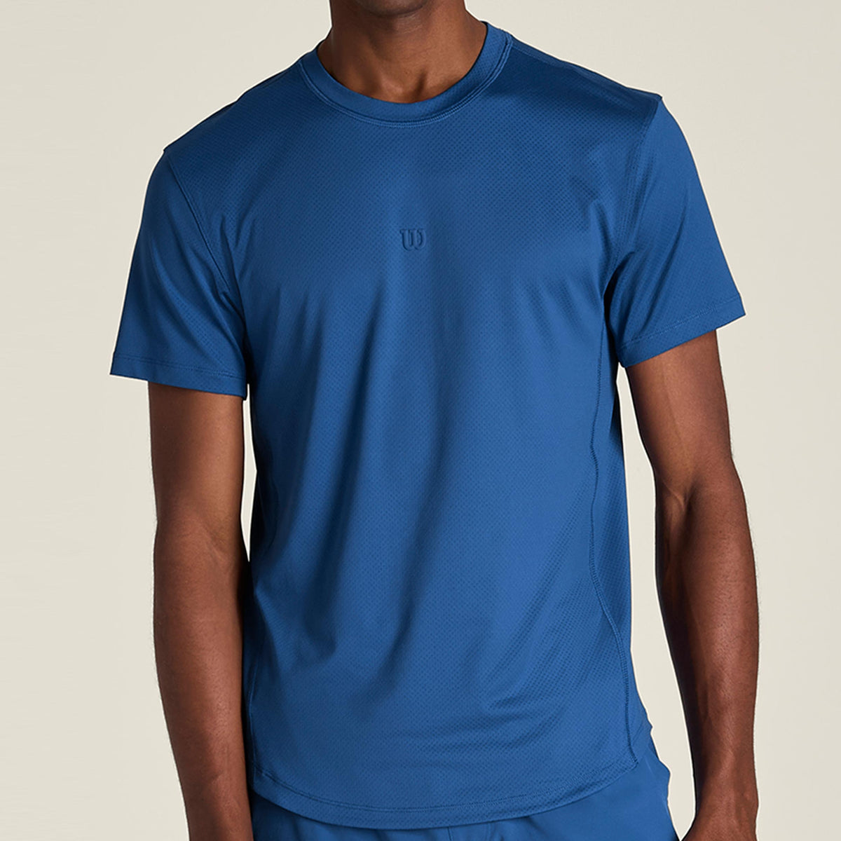 Wilson Everyday Air Performance Maglietta Uomini - blu chiaro