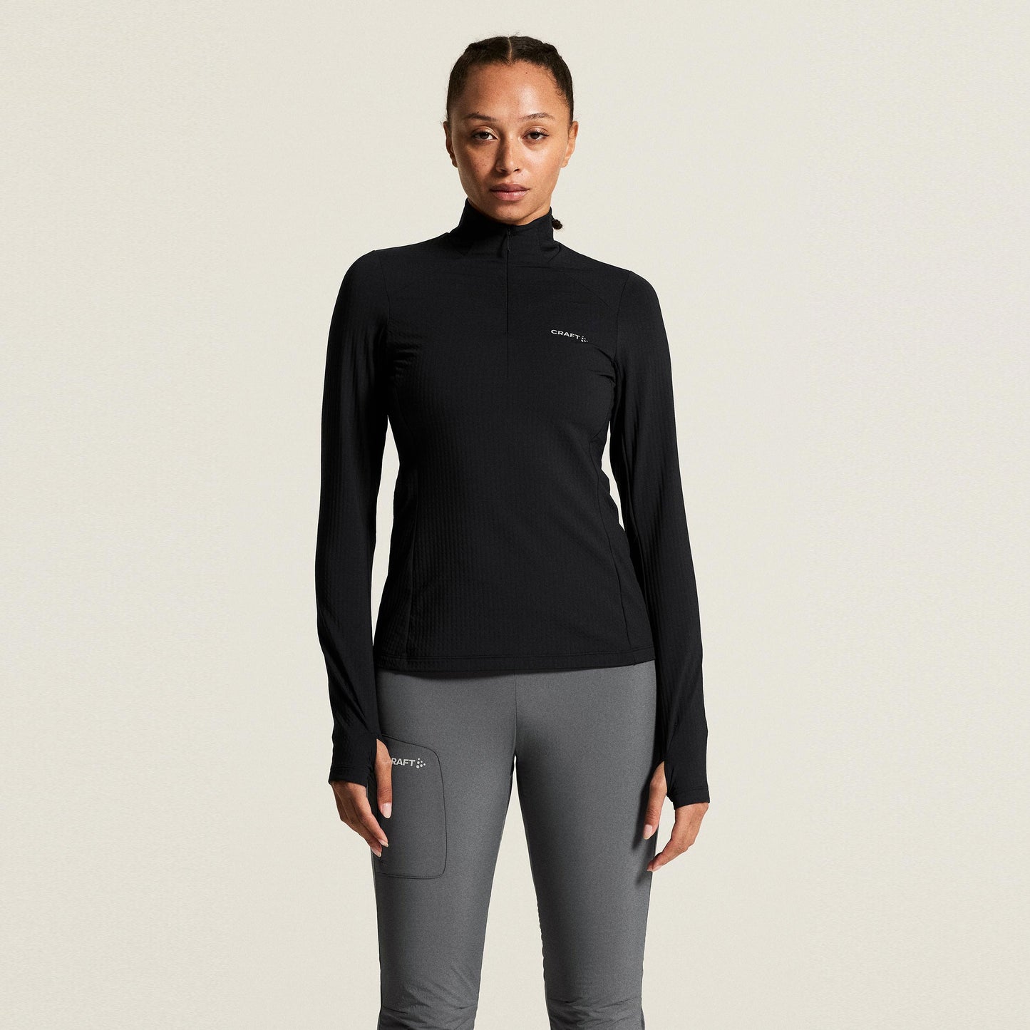 Craft Gain Thermal Camicia da corsa Donna - nero