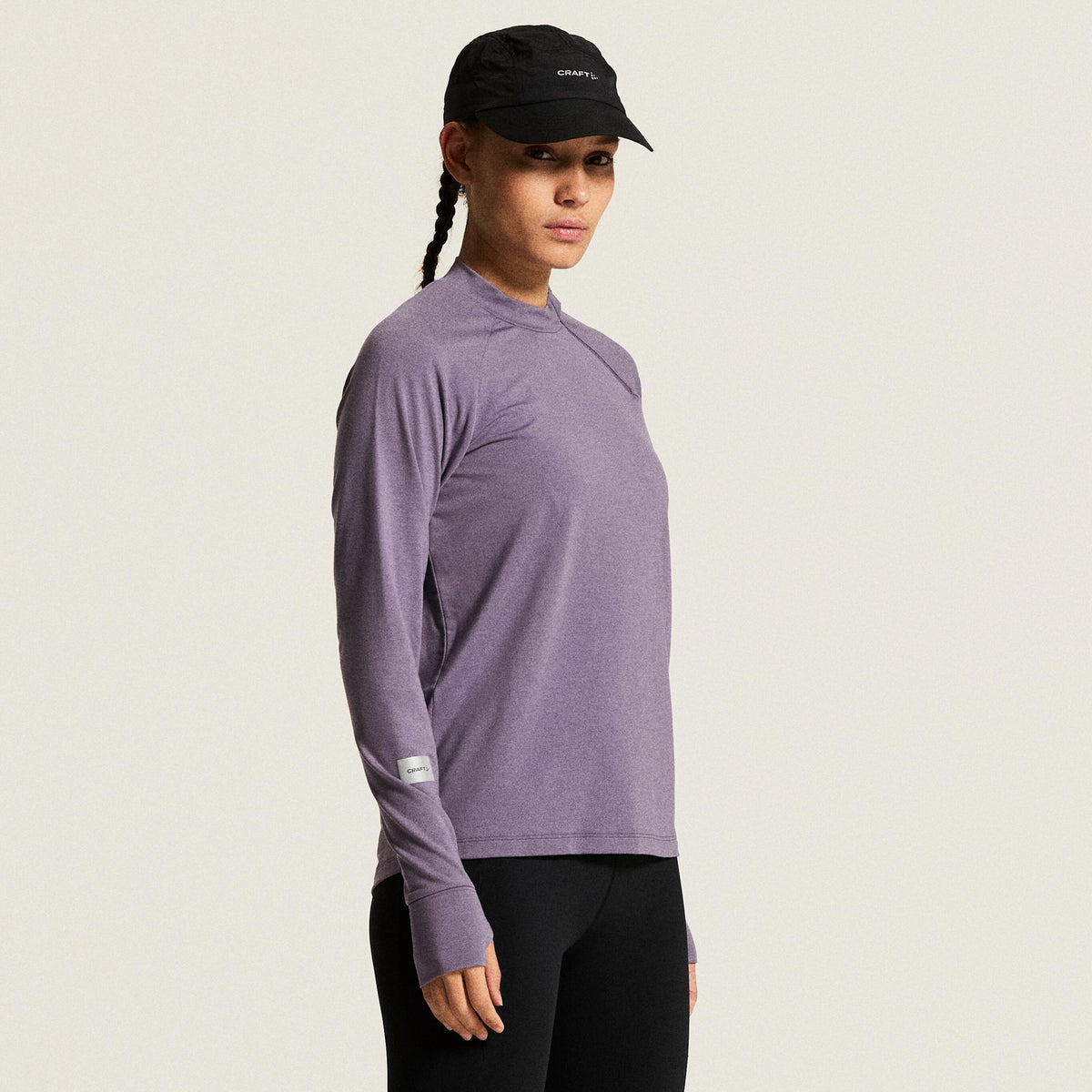 Craft SubZ Zip Camicia da corsa Donna - malva