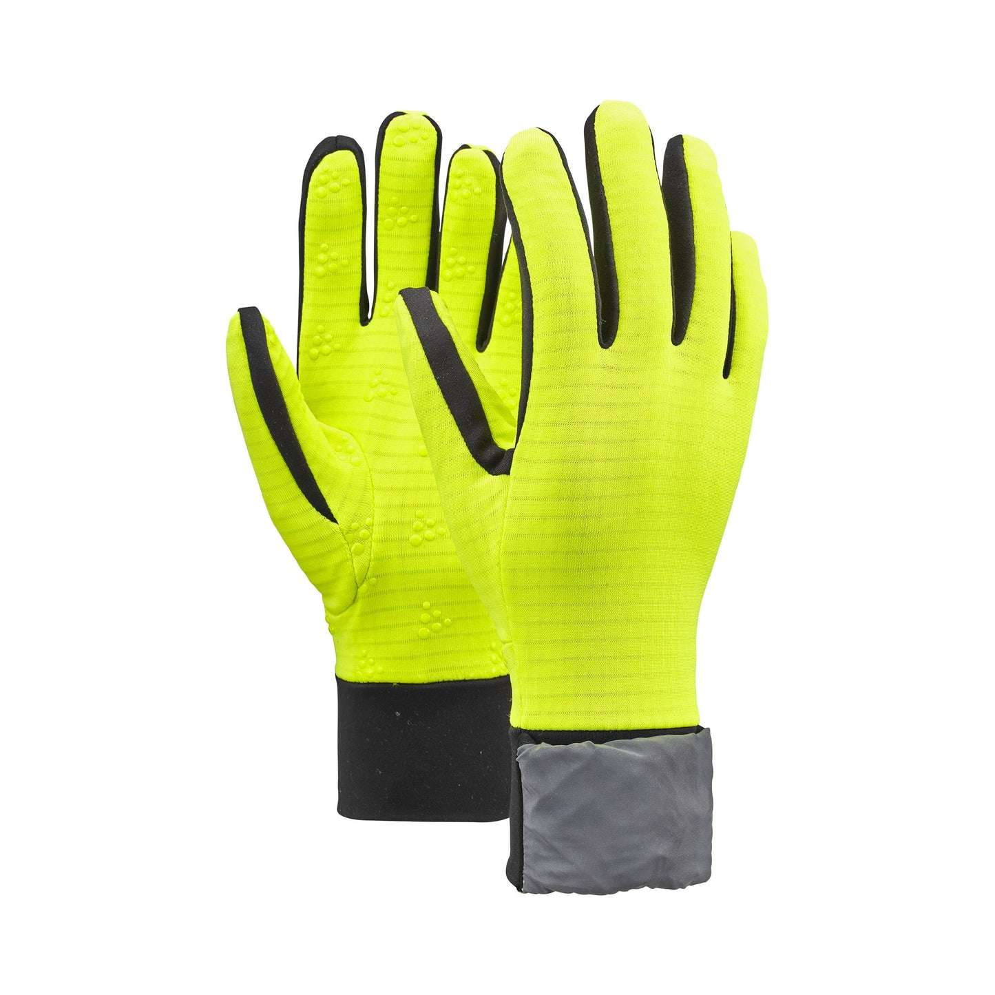 Craft Essence Hybrid Guanti da corsa Unisex - giallo neon, argento