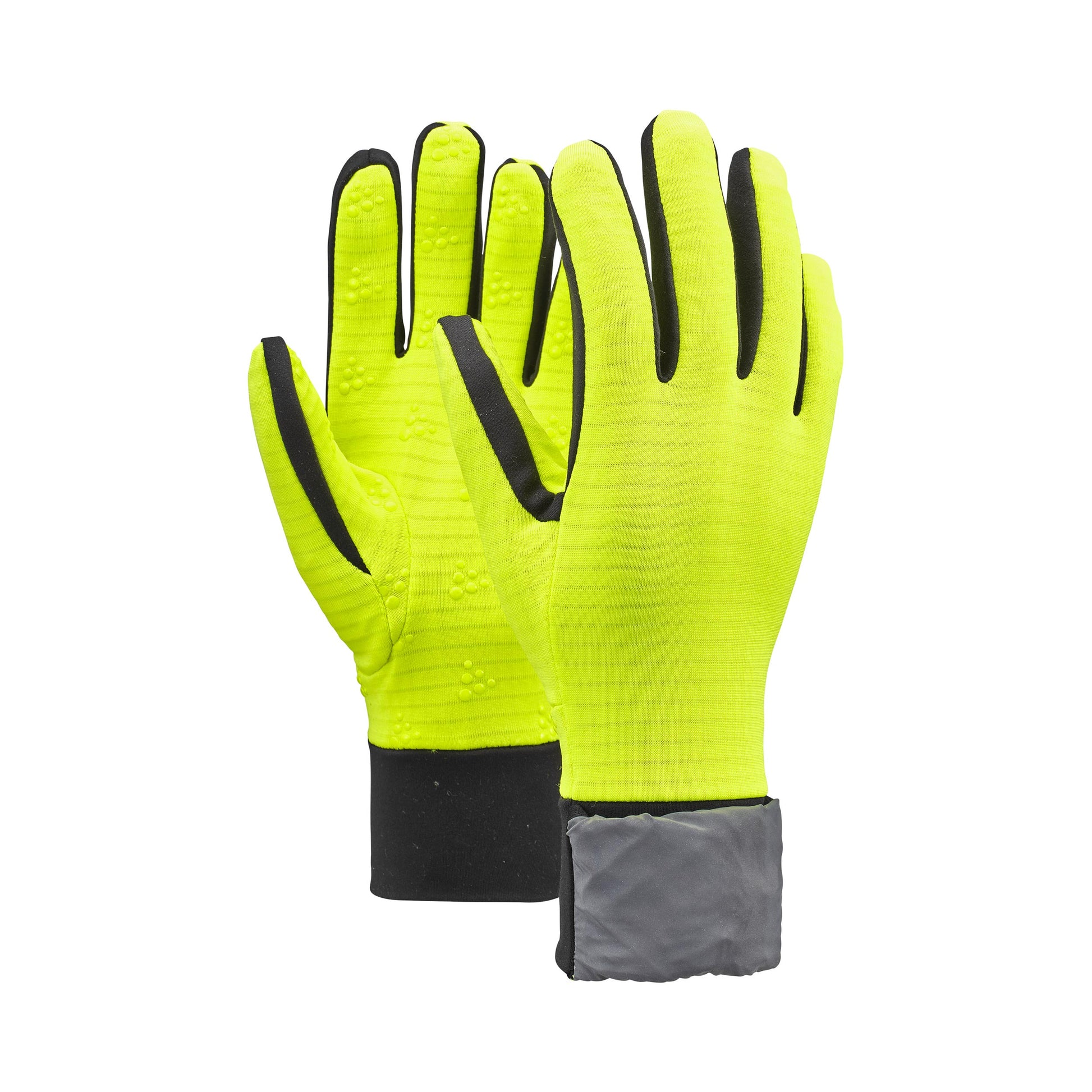 Craft Essence Hybrid Guanti da corsa Unisex - giallo neon, argento