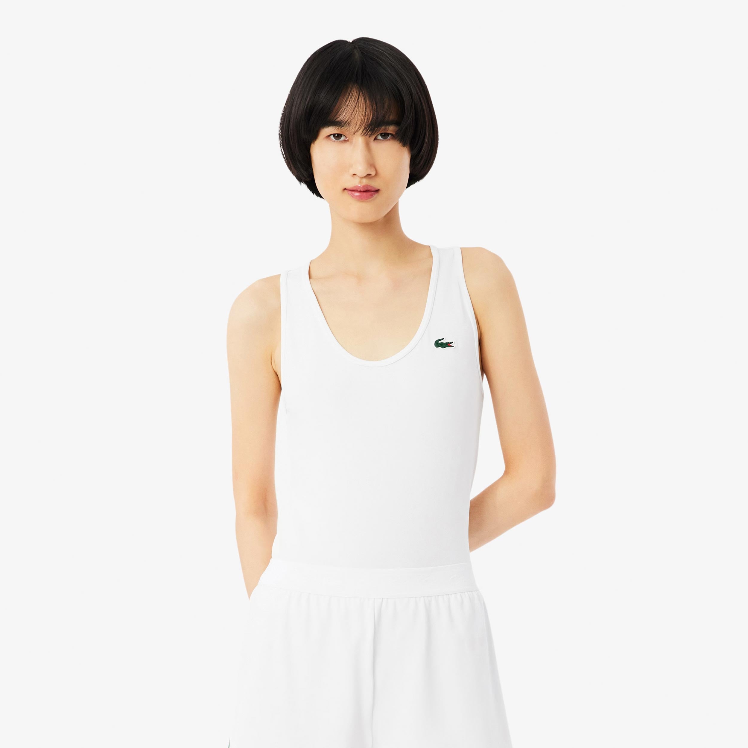 Lacoste Urban Canottiera Donna - bianco