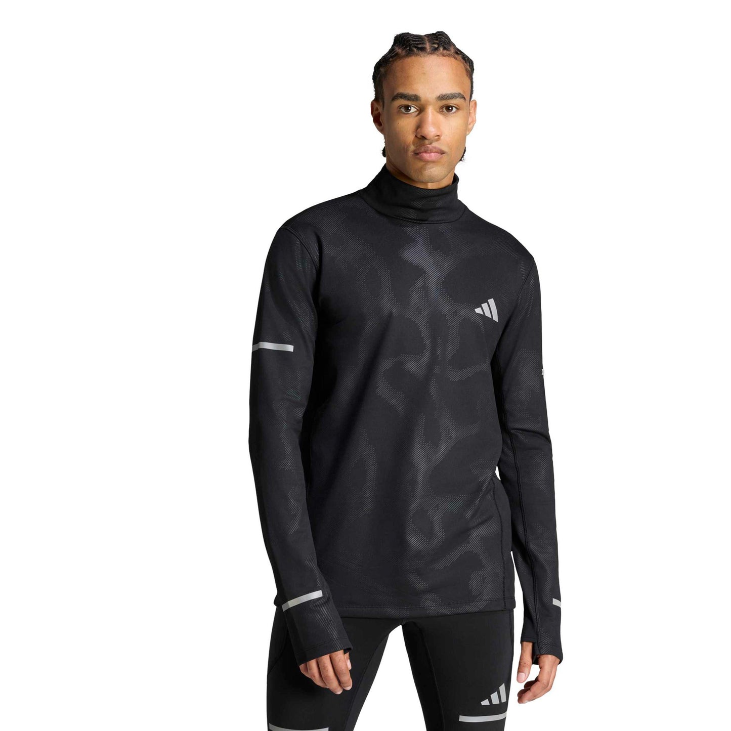 adidas adi365 Warm Camicia da corsa Uomini - nero