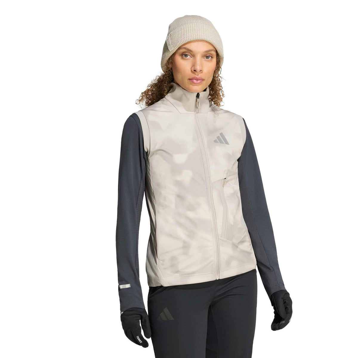adidas Terrex XPR  Gilet da corsa Donna - beige