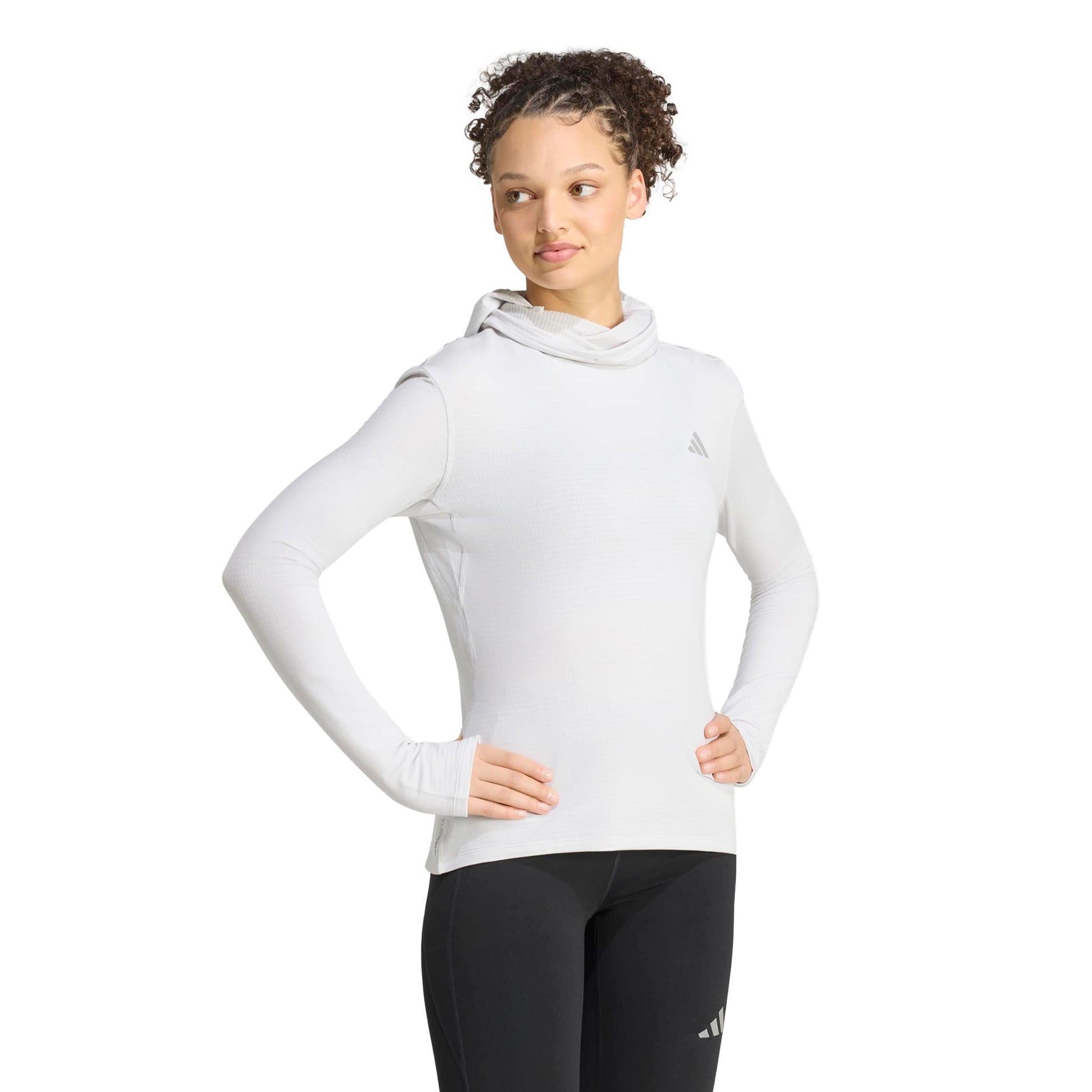adidas adi365 Winterized Camicia da corsa Donna - grigio