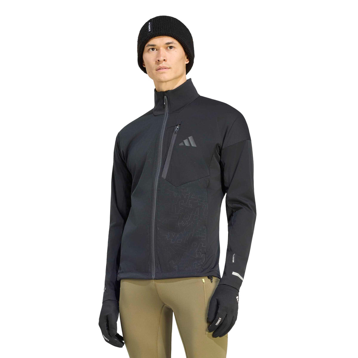 adidas Terrex XPR Softshell Giacca da corsa Uomini - nero