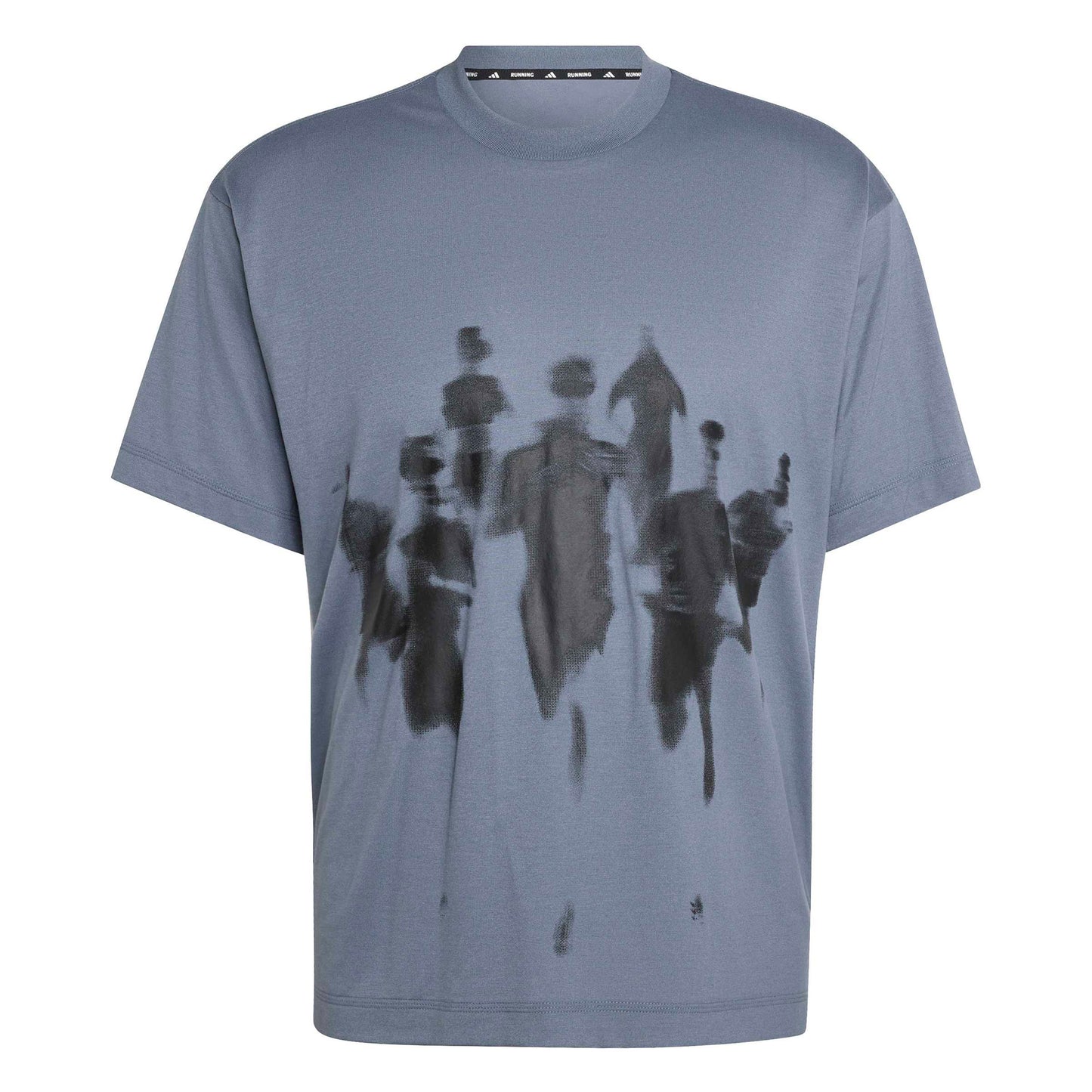 adidas adi365 Camicia da corsa Unisex - grigio-blu